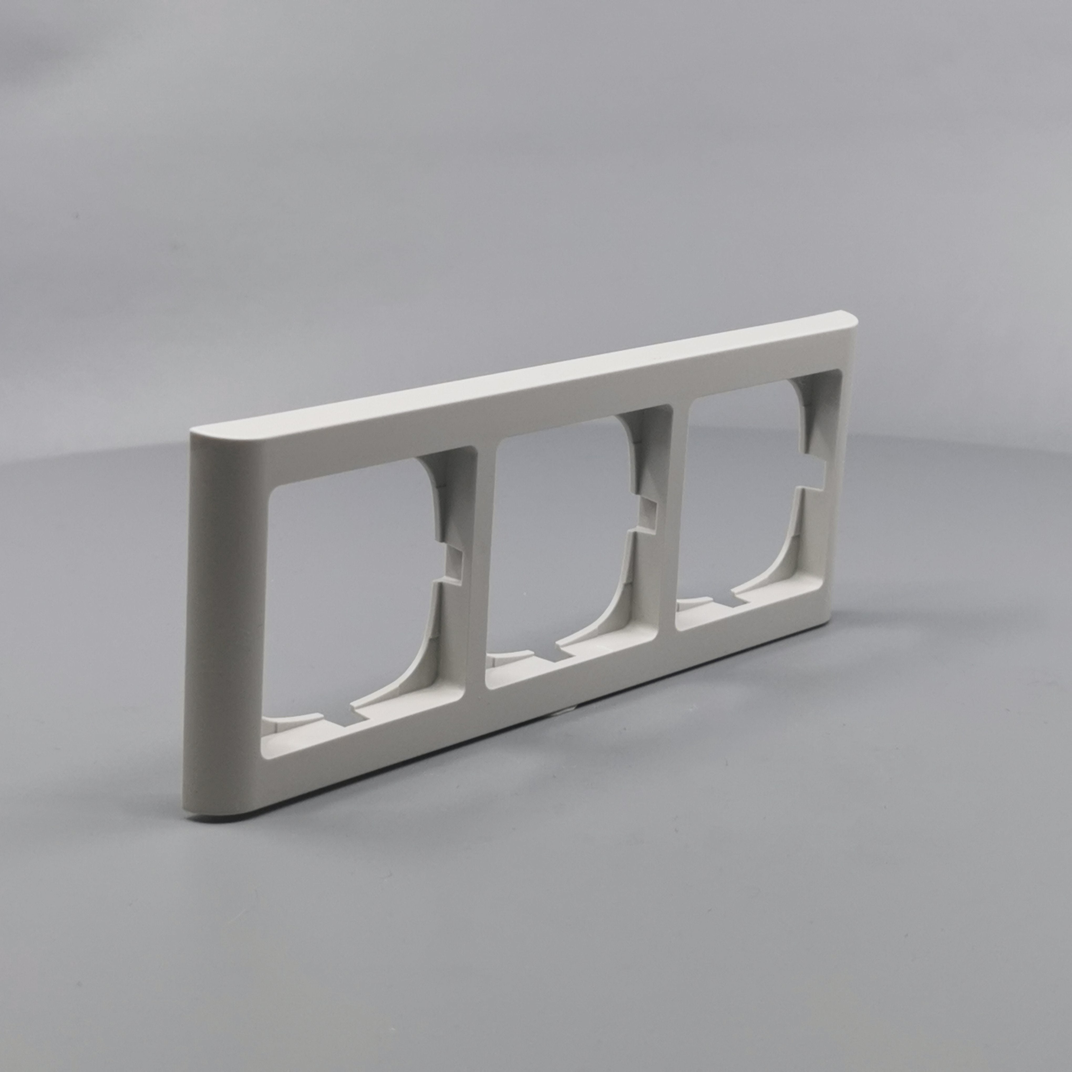 LK Fuga ramme Softline 63 3m vandret - lysegrå