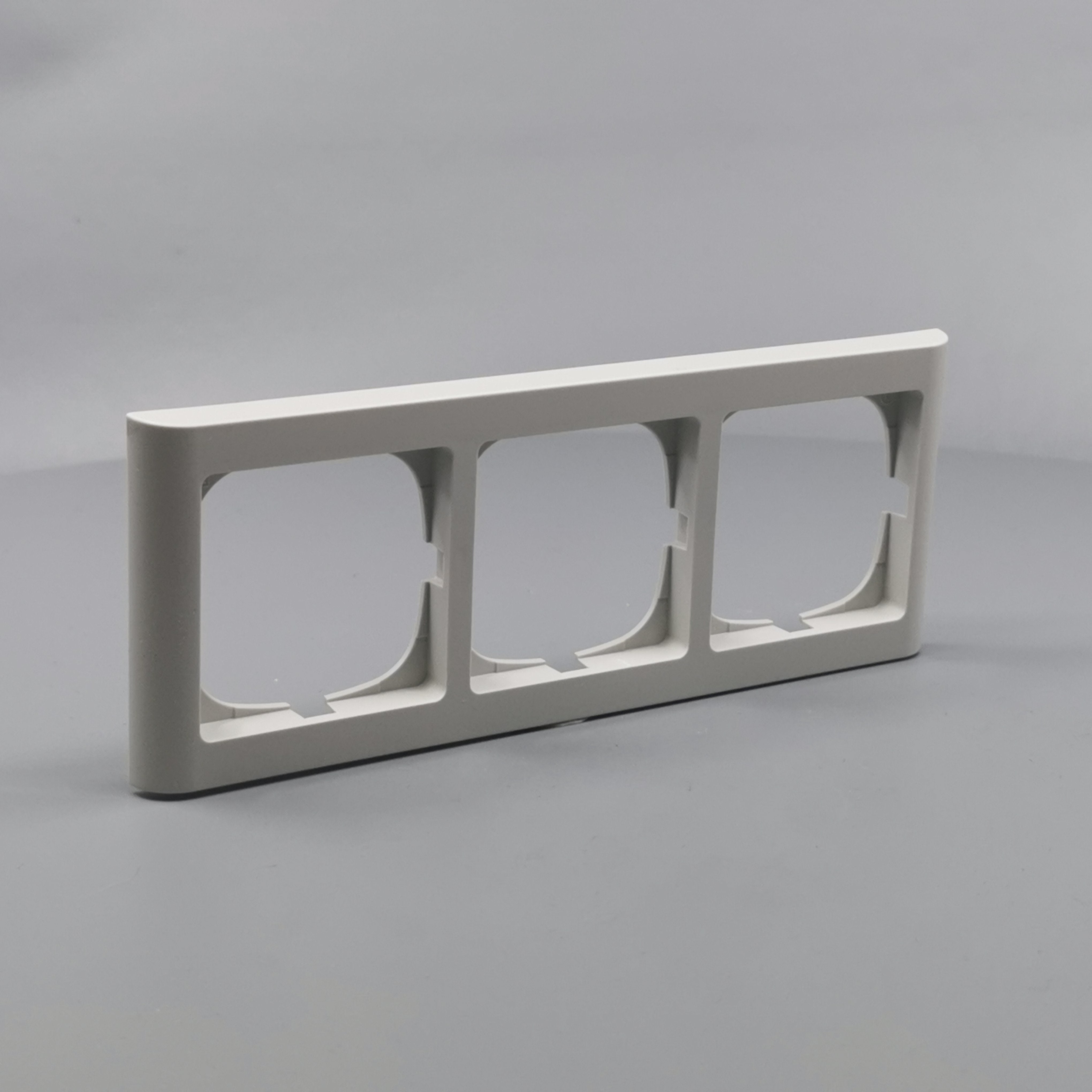 LK Fuga ramme Softline 63 3m vandret - lysegrå