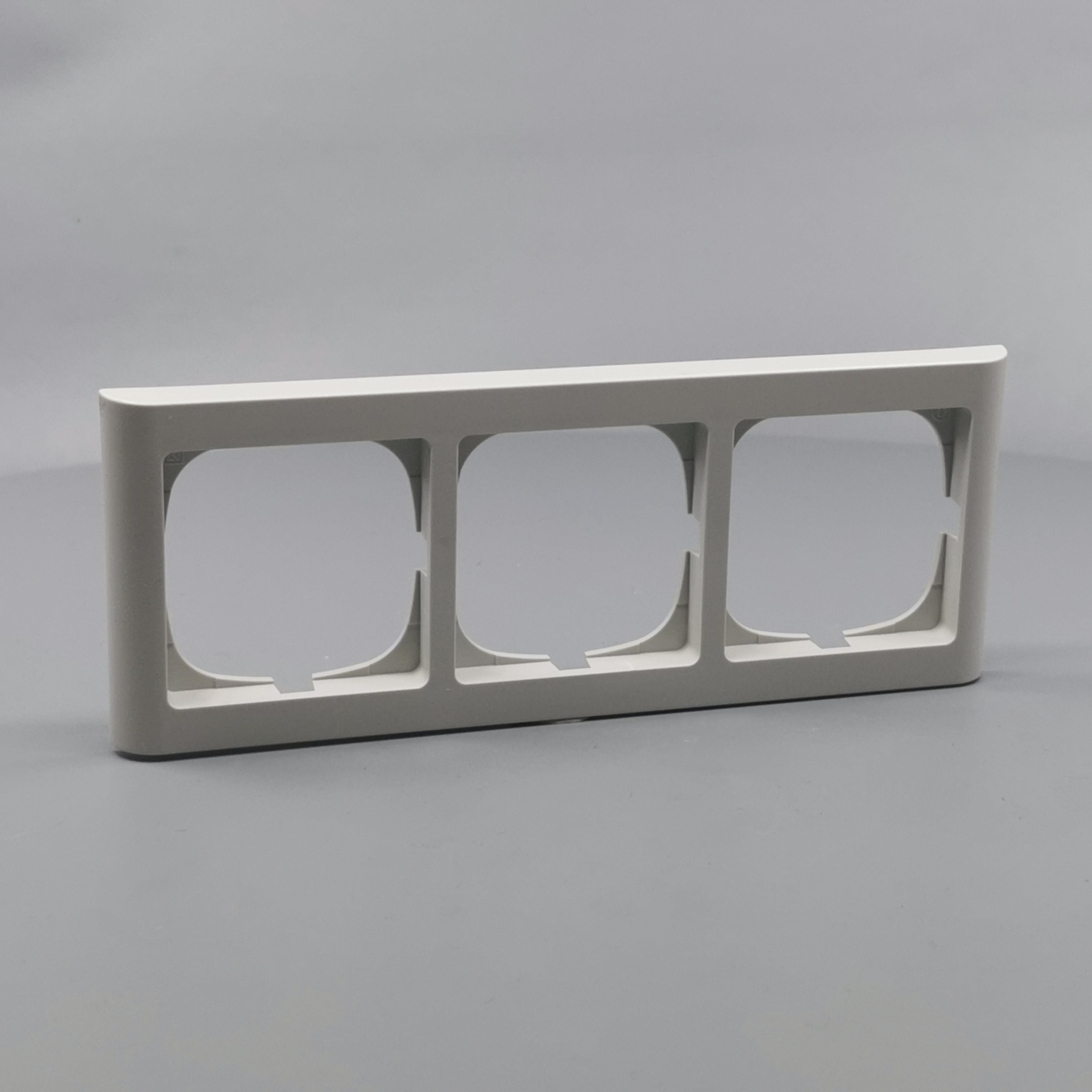 LK Fuga ramme Softline 63 3m vandret - lysegrå