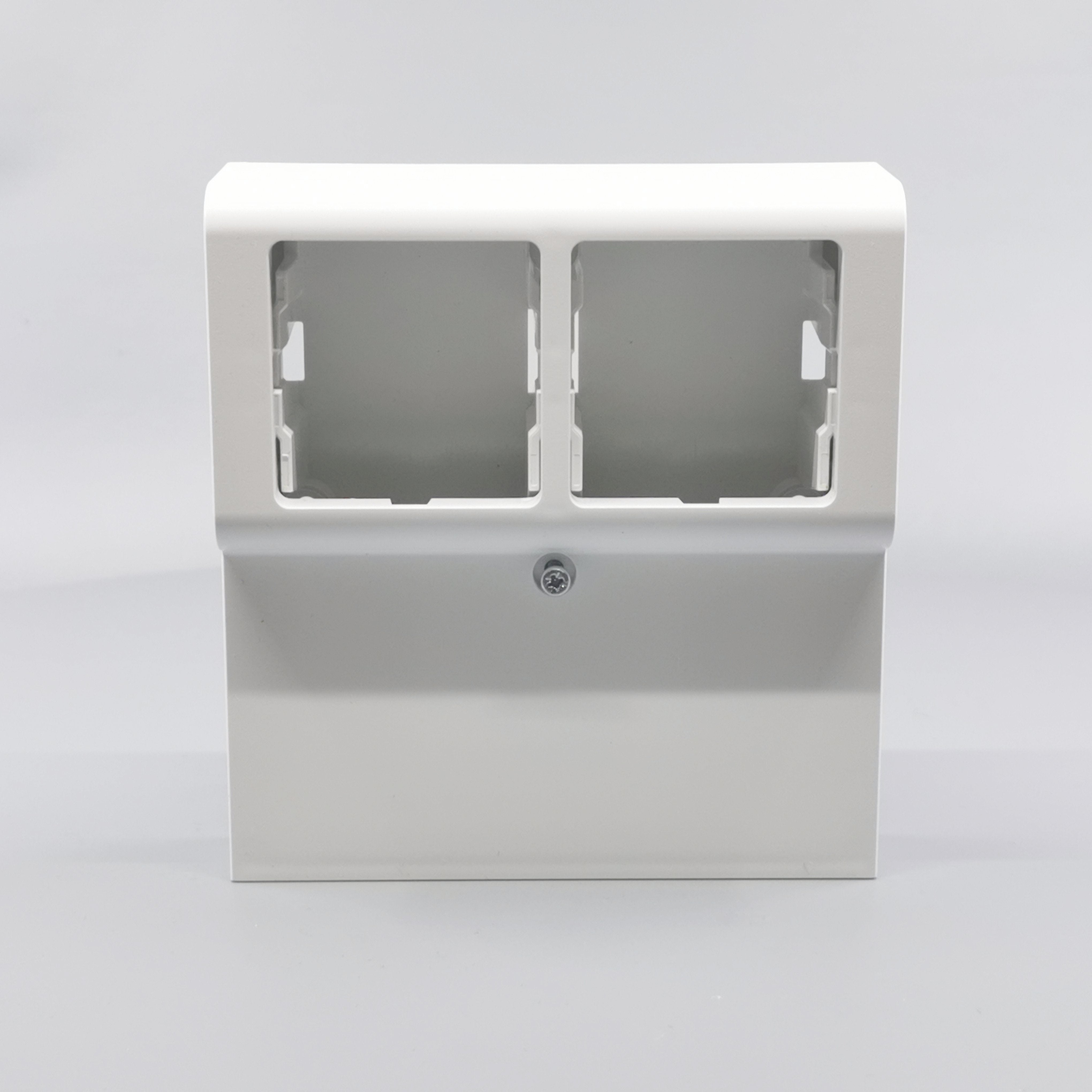 Panelunderlag softline 2 modul m. sprosse hvid