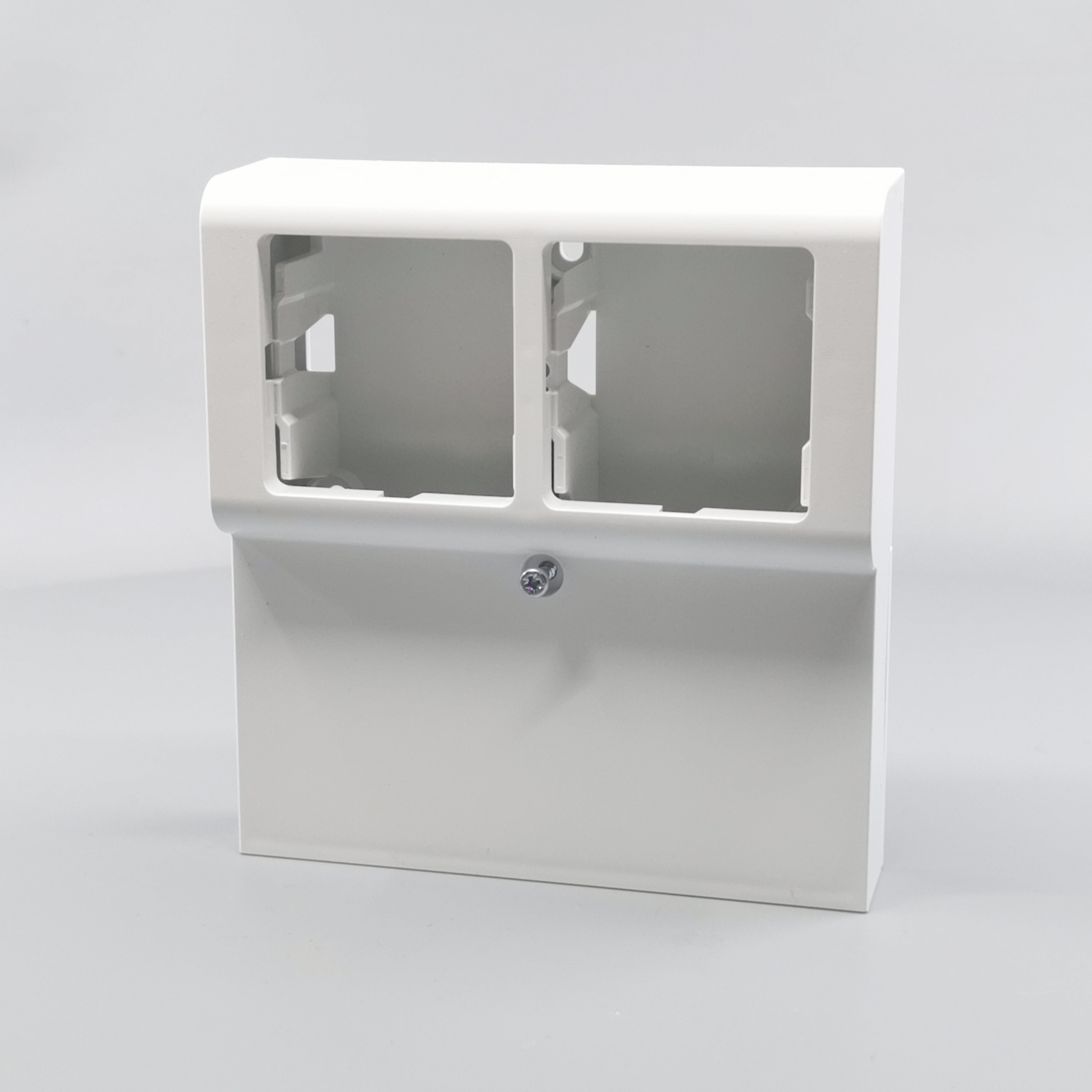 Panelunderlag softline 2 modul m. sprosse hvid