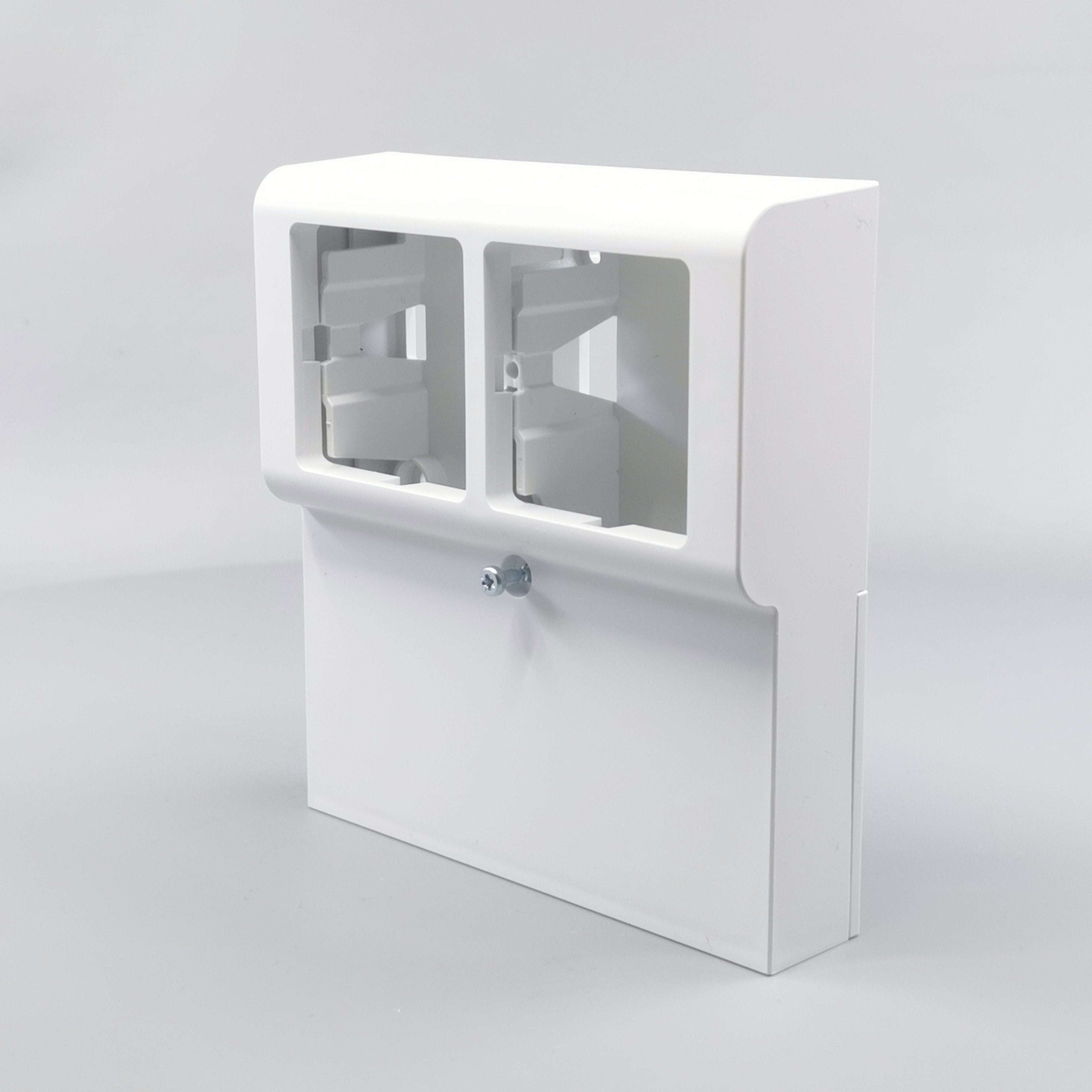 Panelunderlag softline 2 modul m. sprosse hvid