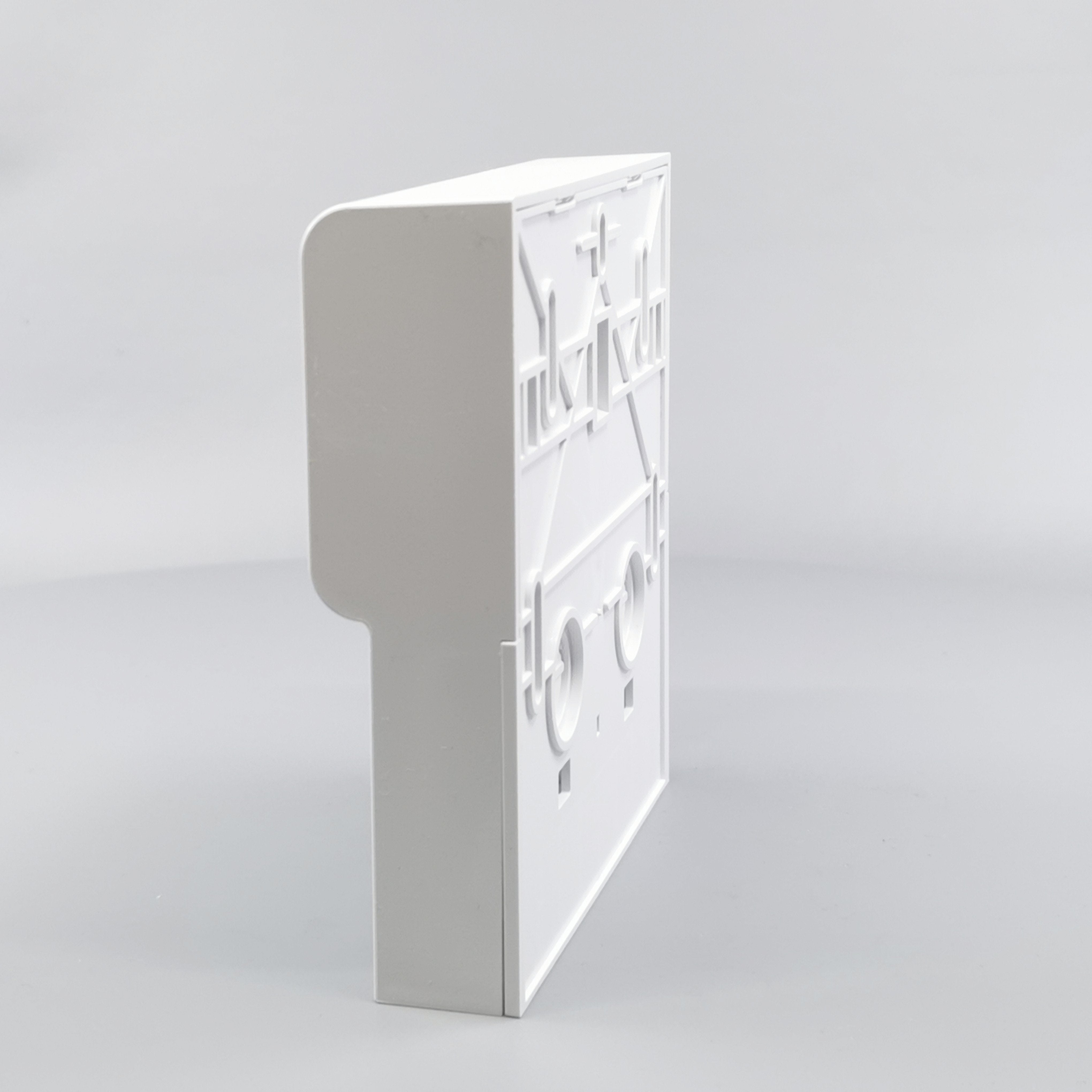 Panelunderlag softline 2 modul m. sprosse hvid