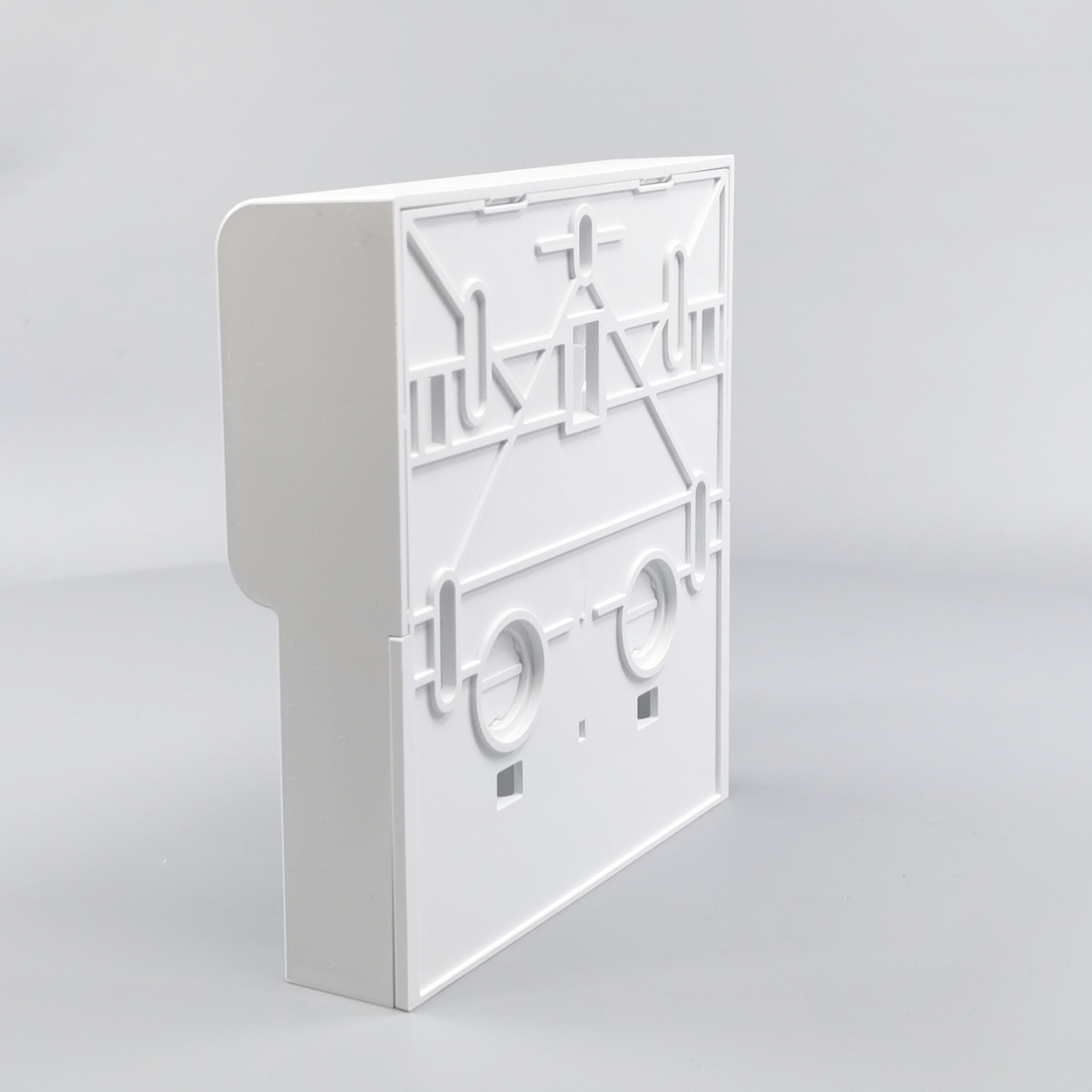 Panelunderlag softline 2 modul m. sprosse hvid