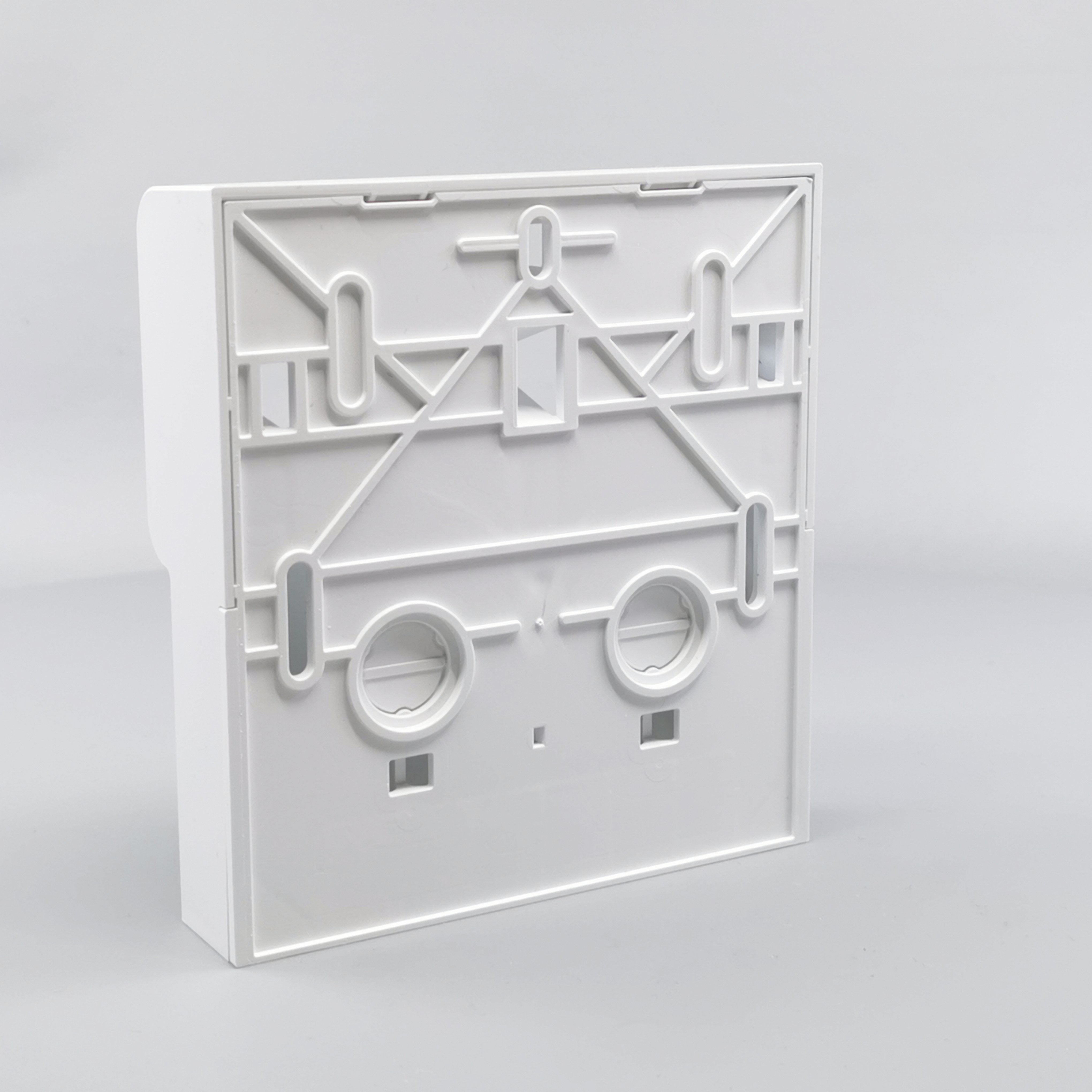 Panelunderlag softline 2 modul m. sprosse hvid