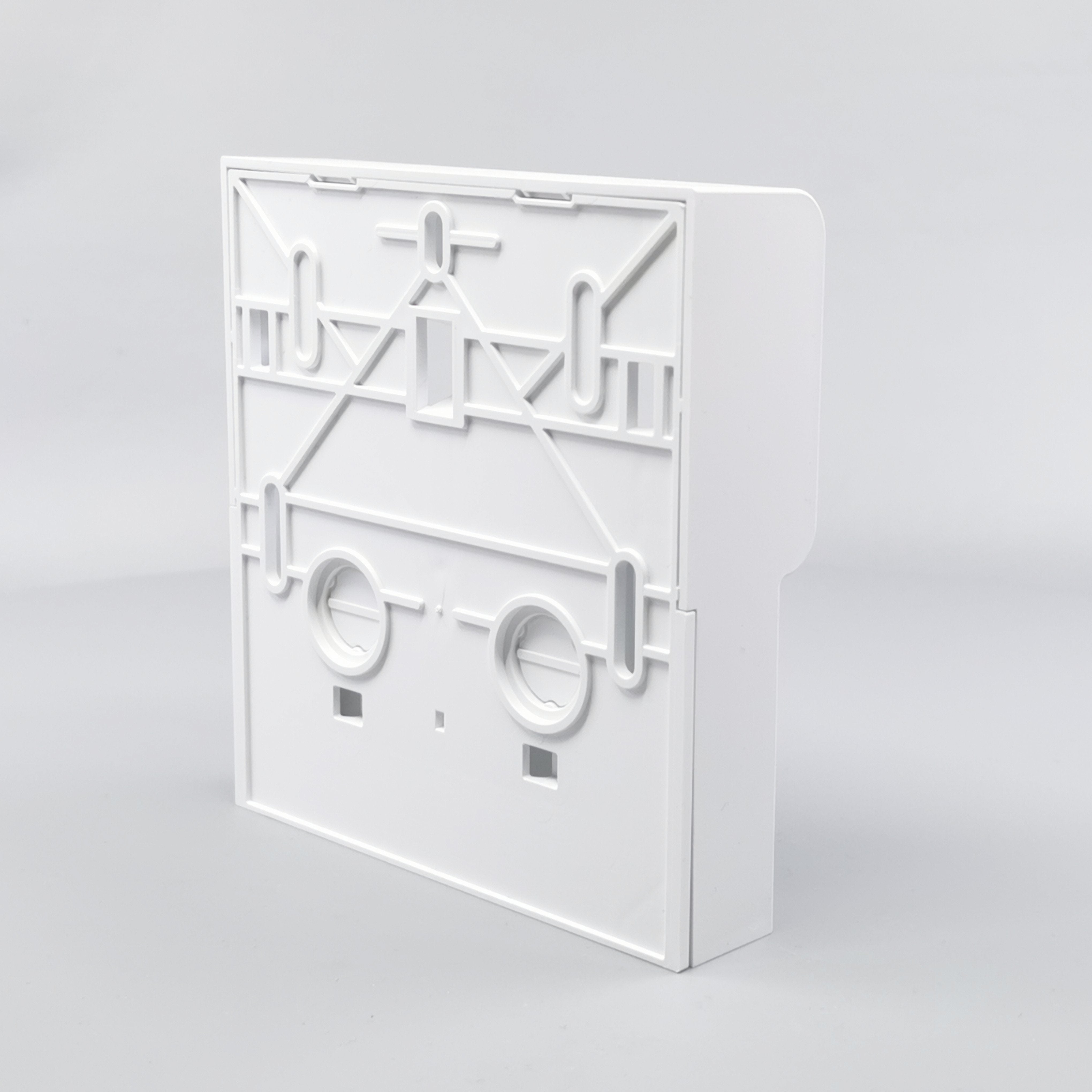 Panelunderlag softline 2 modul m. sprosse hvid