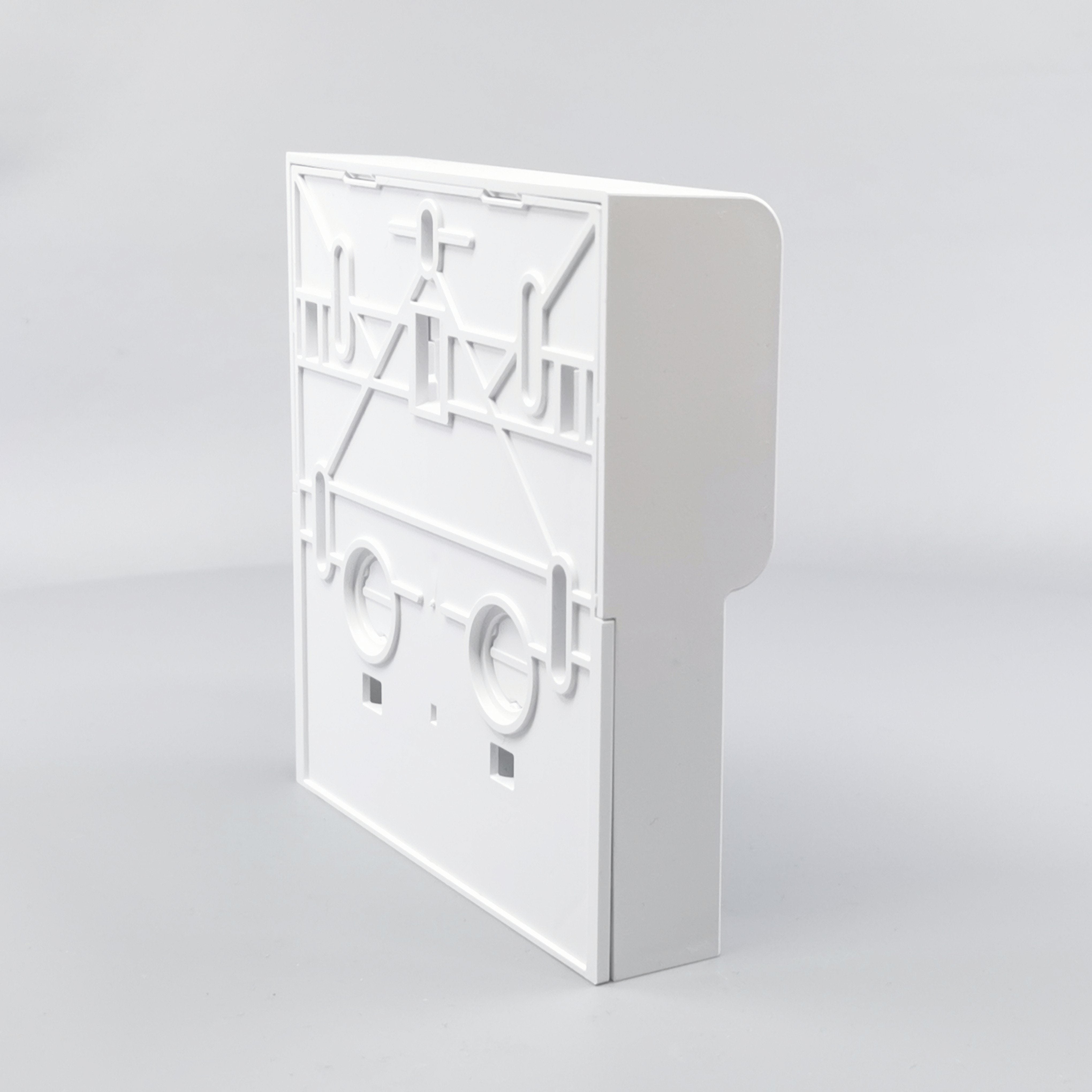 Panelunderlag softline 2 modul m. sprosse hvid