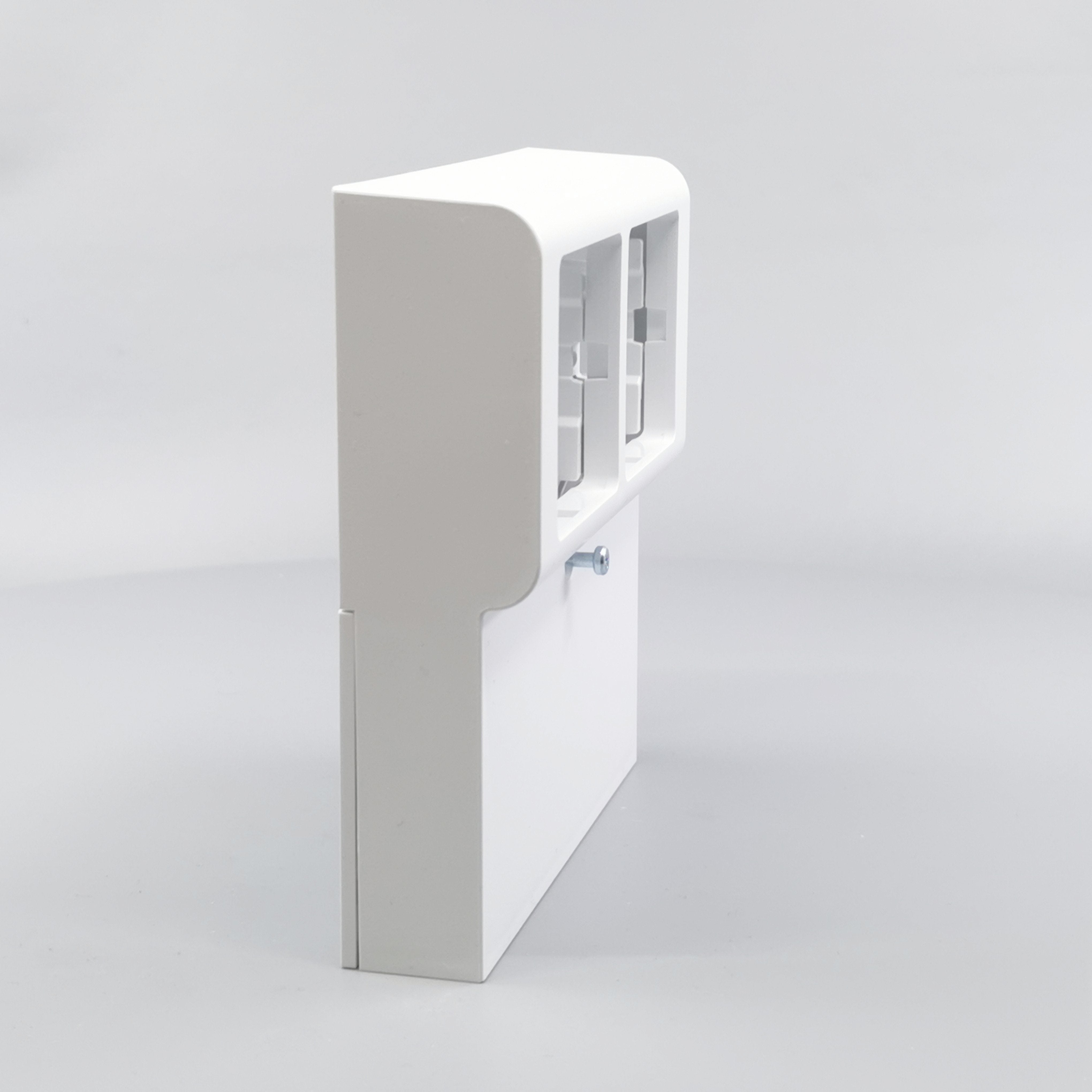 Panelunderlag softline 2 modul m. sprosse hvid