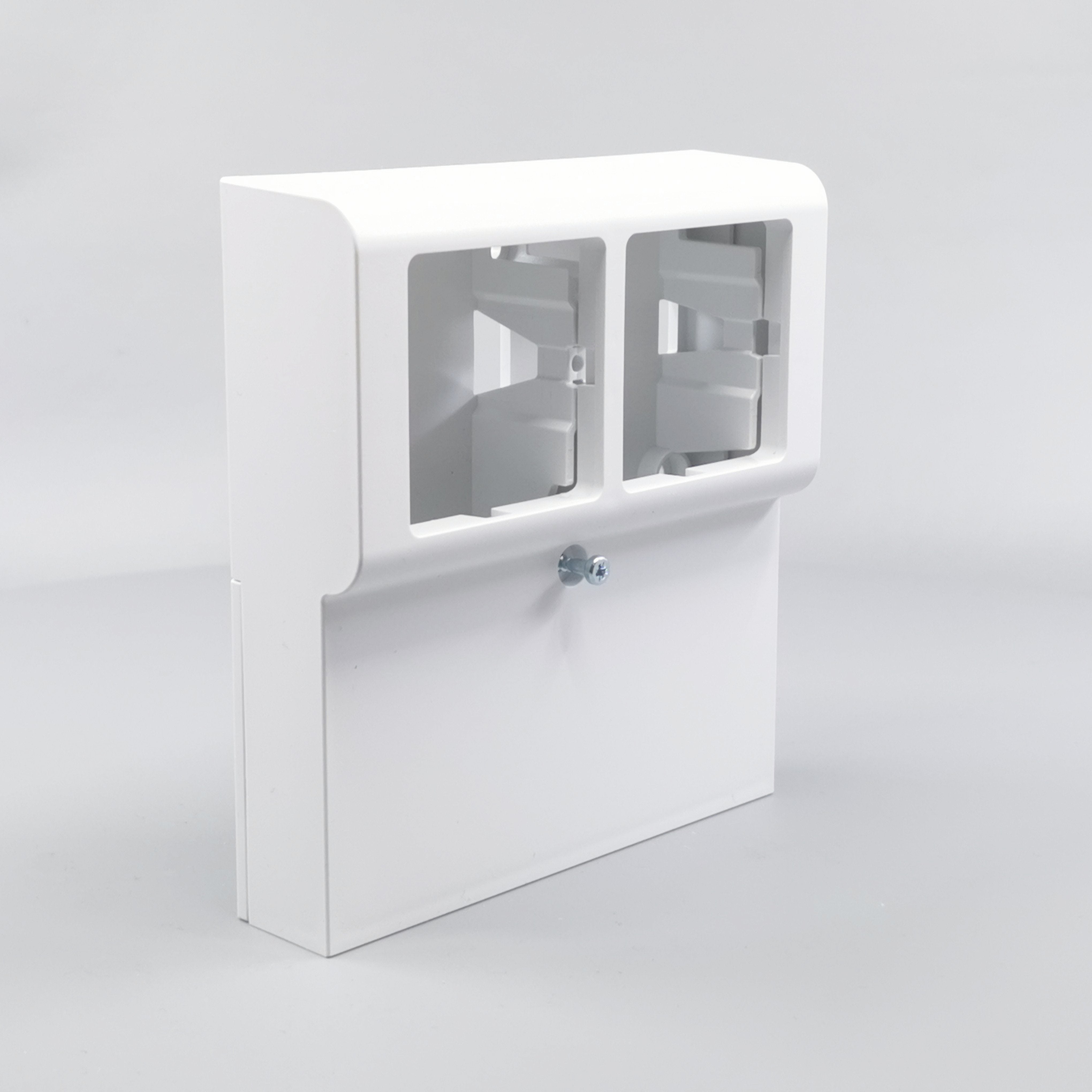 Panelunderlag softline 2 modul m. sprosse hvid