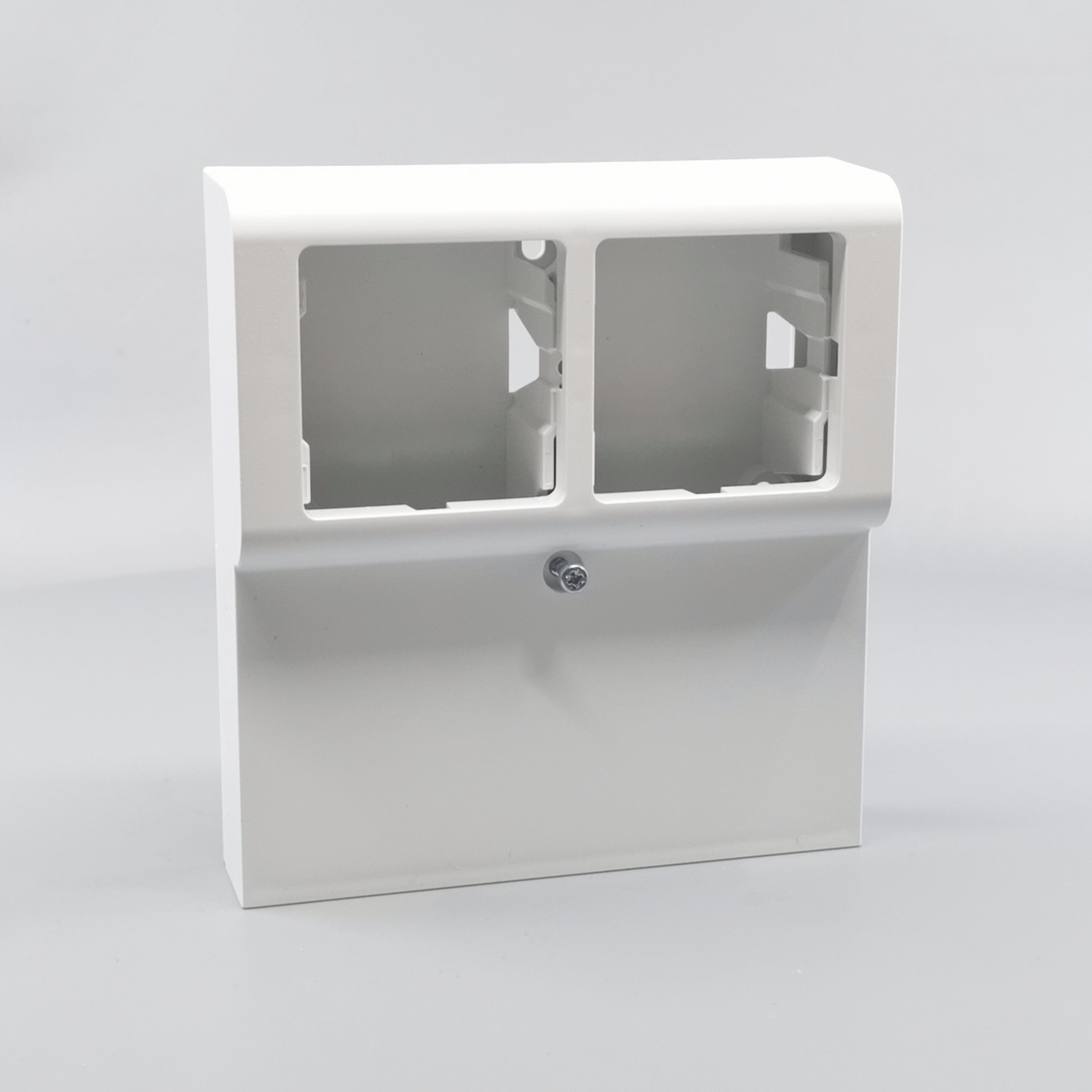 Panelunderlag softline 2 modul m. sprosse hvid