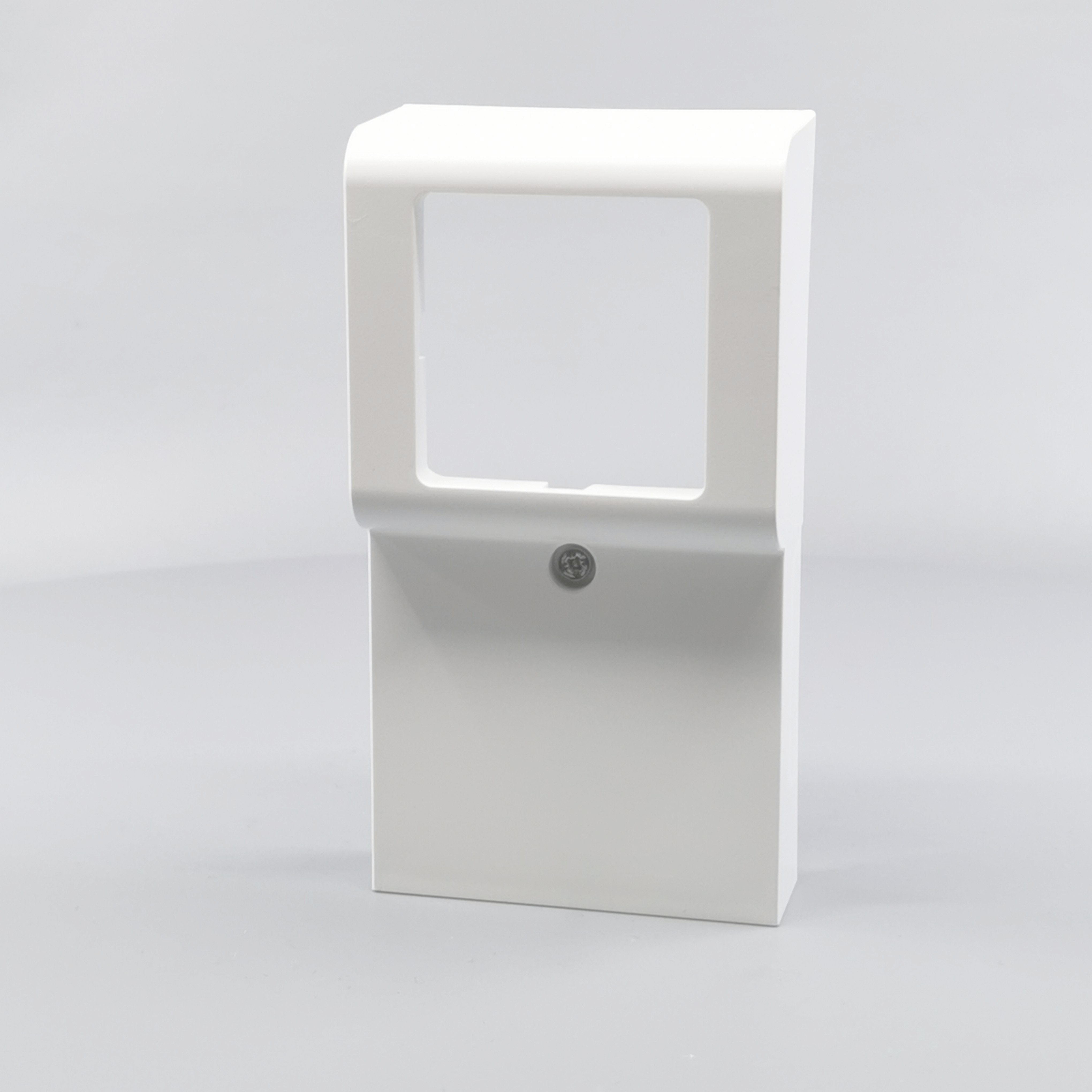 Dæksel for panelunderlag softline 1 modul hvid