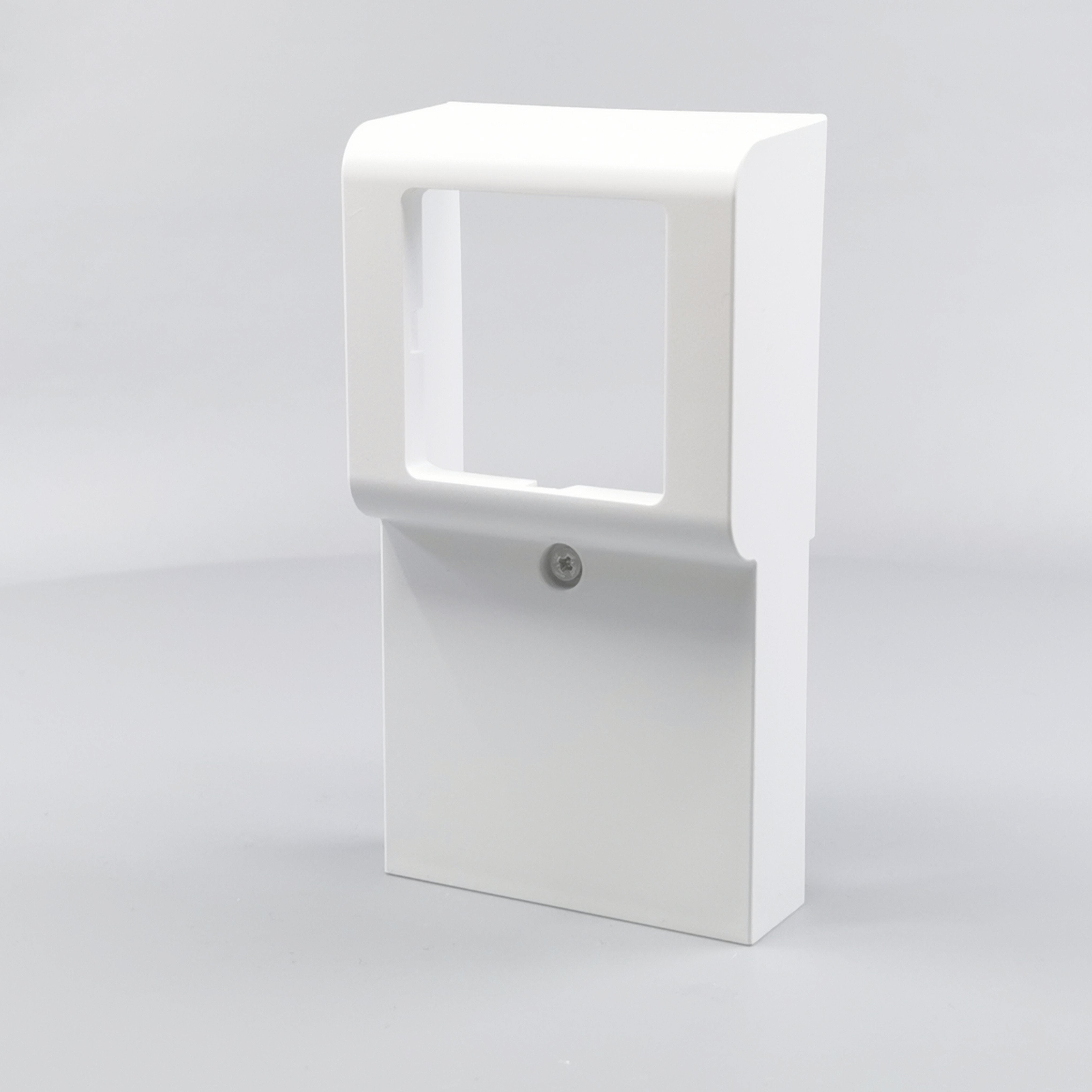 Dæksel for panelunderlag softline 1 modul hvid