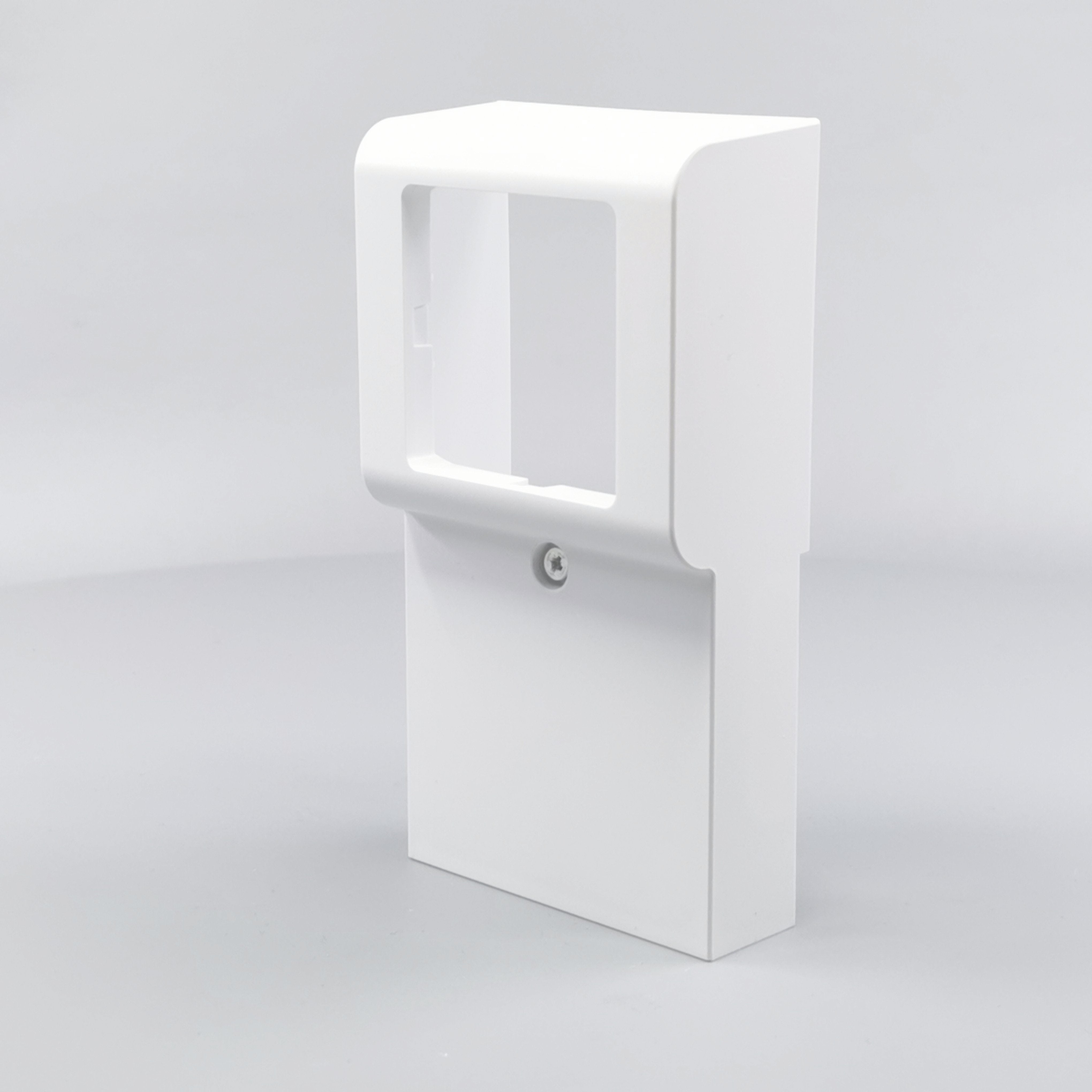 Dæksel for panelunderlag softline 1 modul hvid