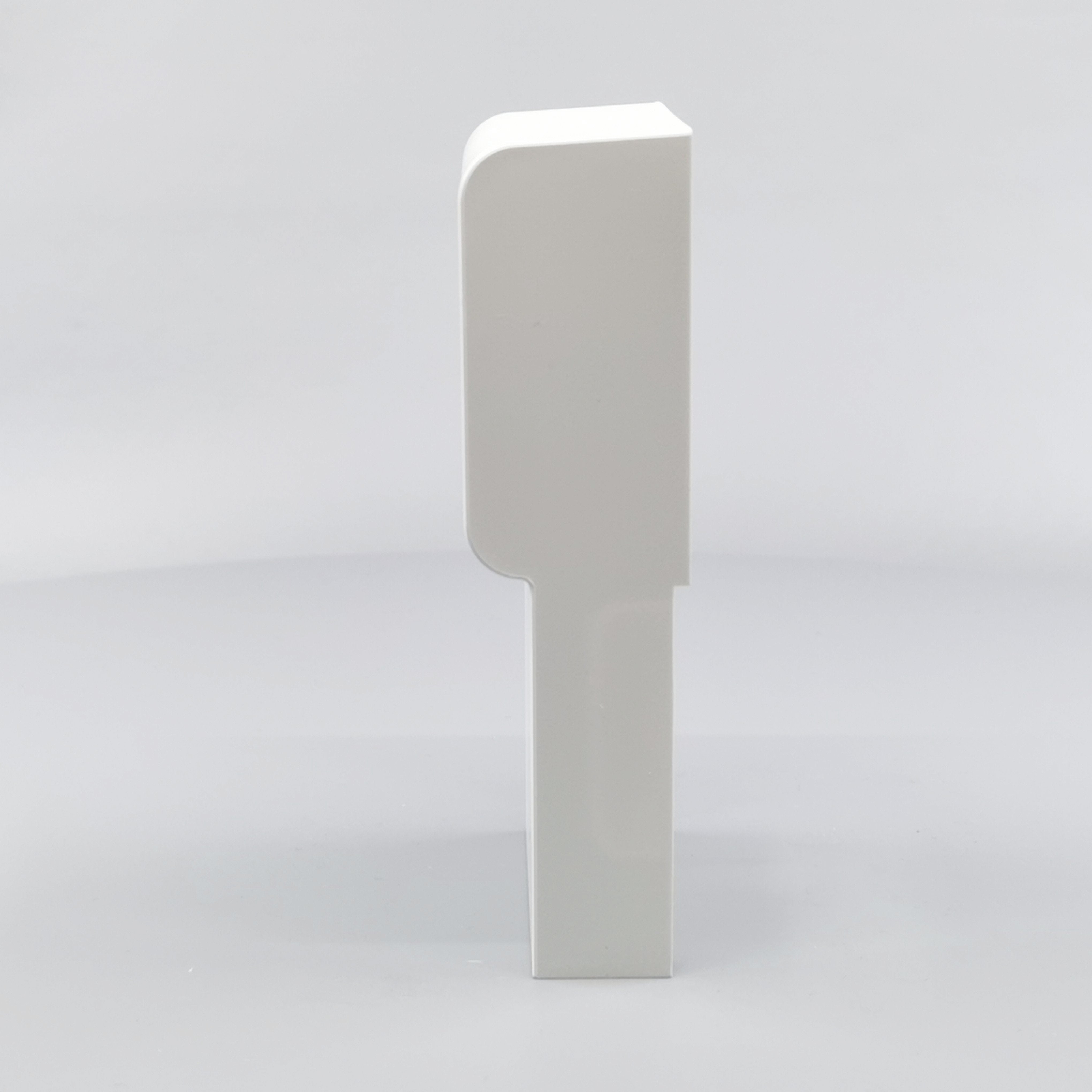 Dæksel for panelunderlag softline 1 modul hvid