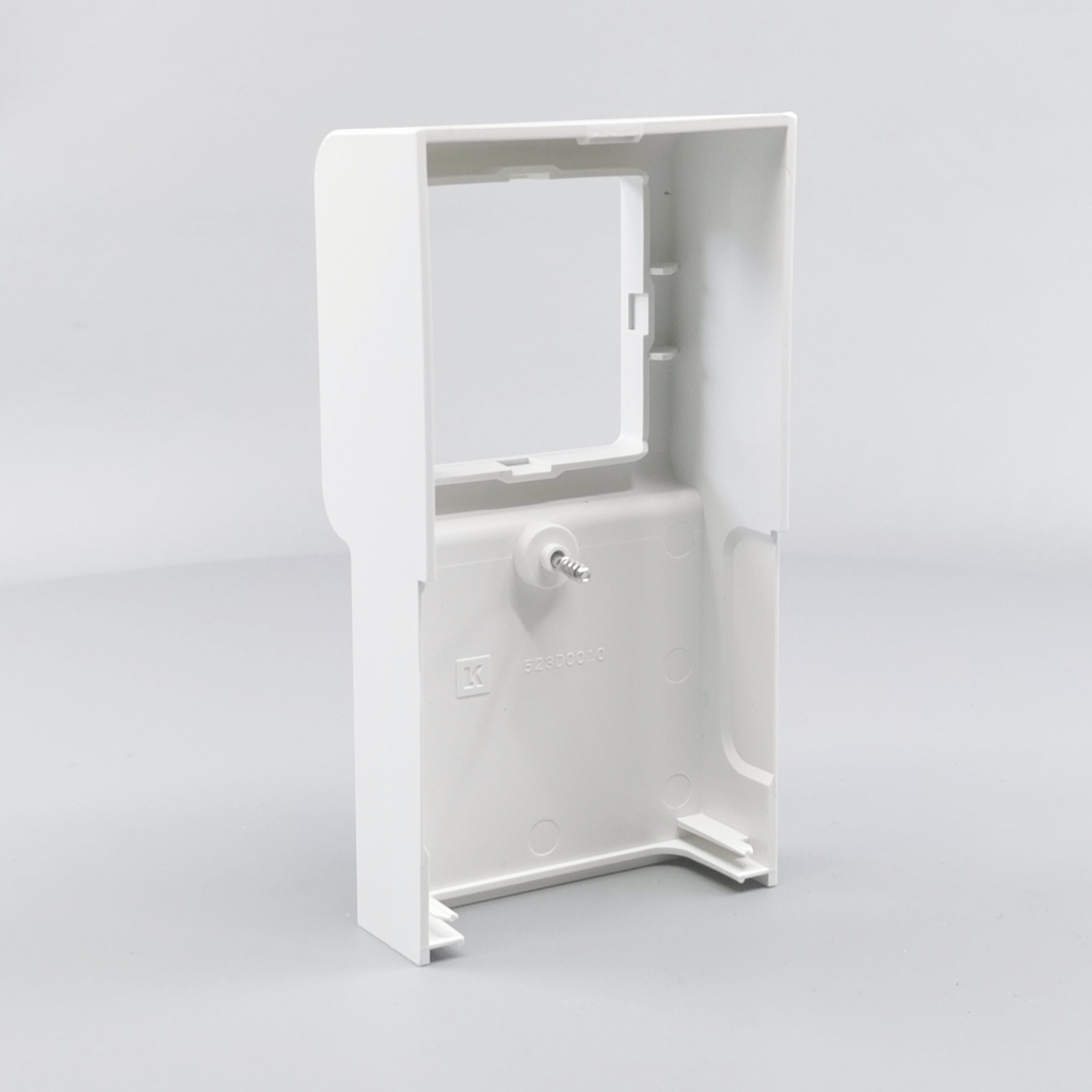 Dæksel for panelunderlag softline 1 modul hvid