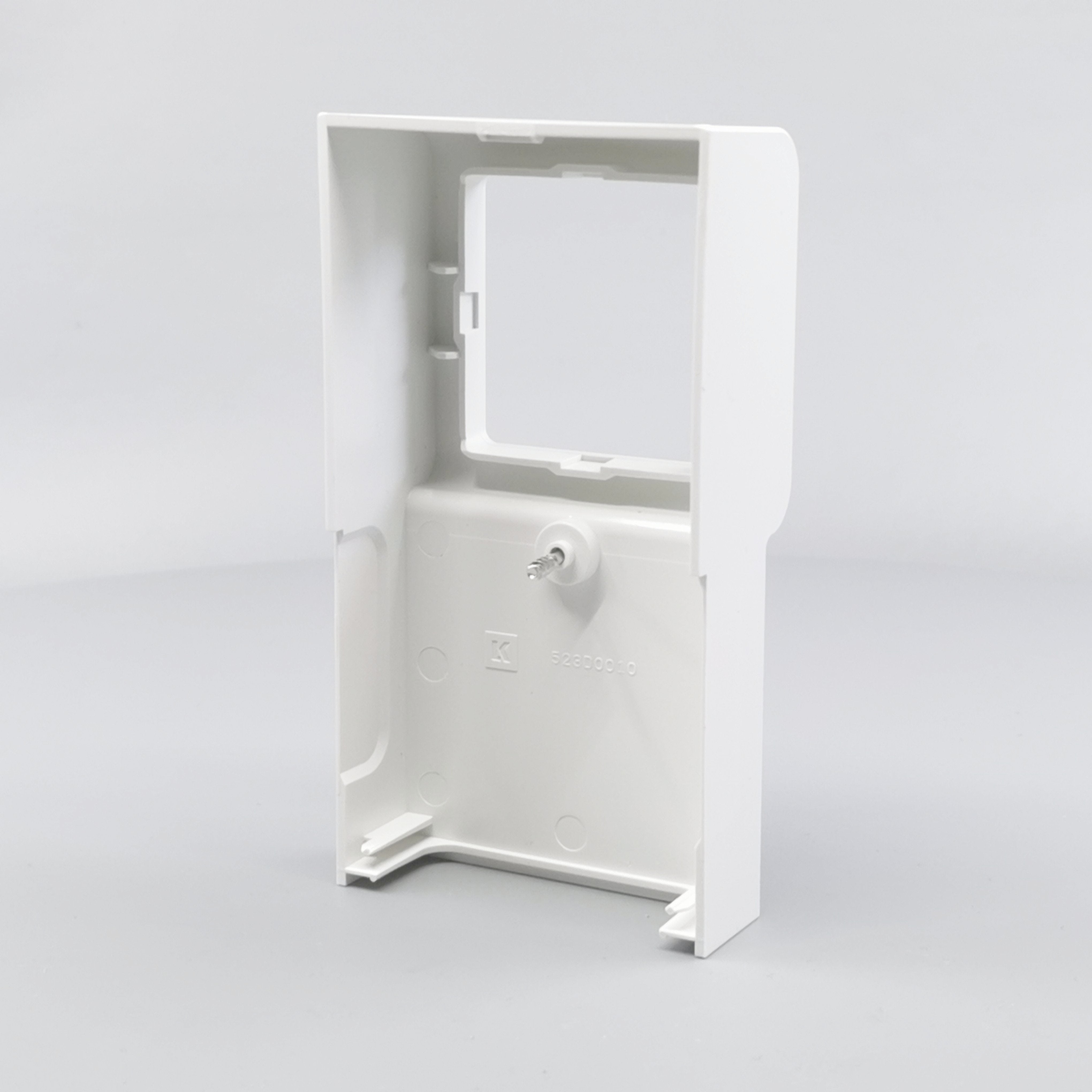 Dæksel for panelunderlag softline 1 modul hvid