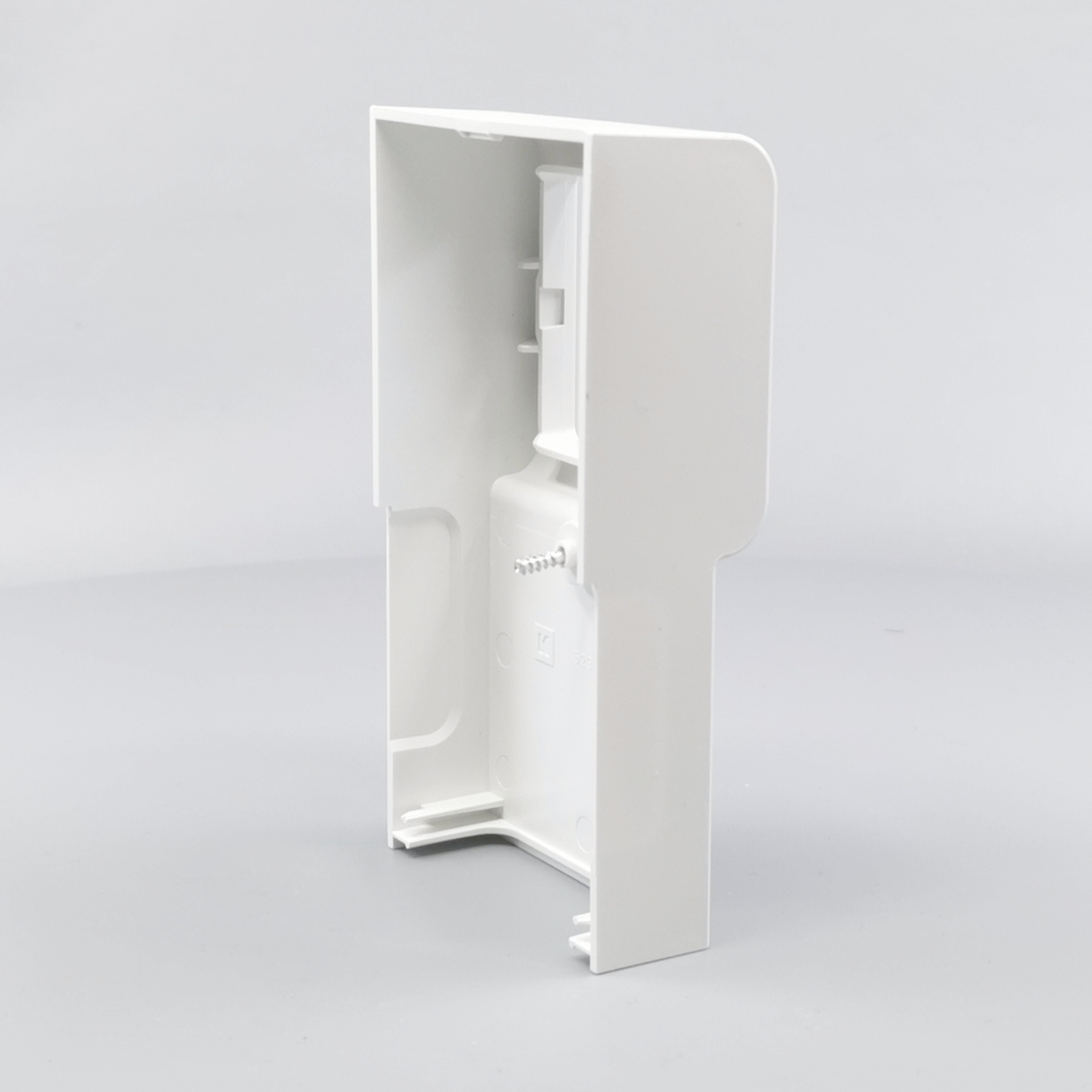 Dæksel for panelunderlag softline 1 modul hvid