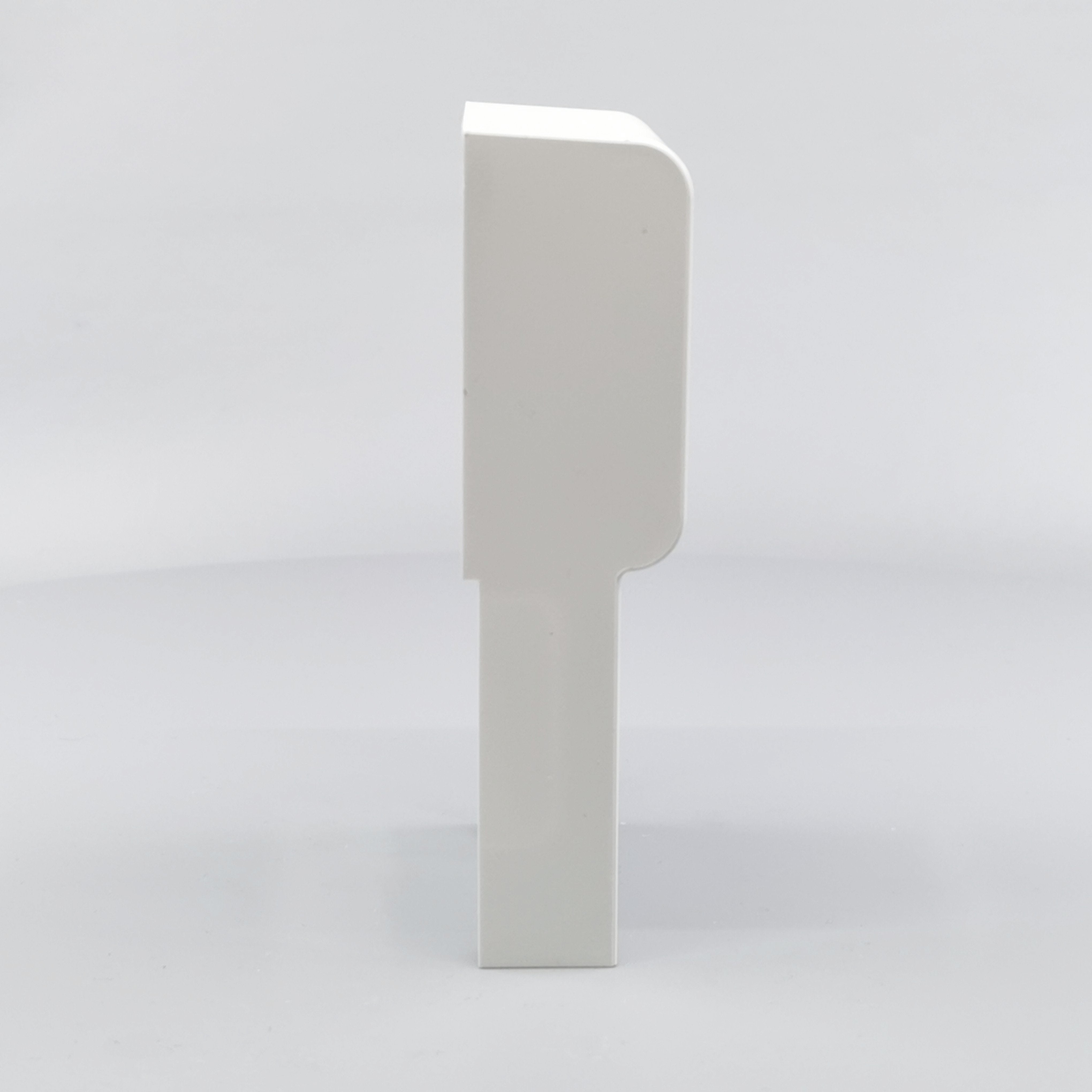 Dæksel for panelunderlag softline 1 modul hvid