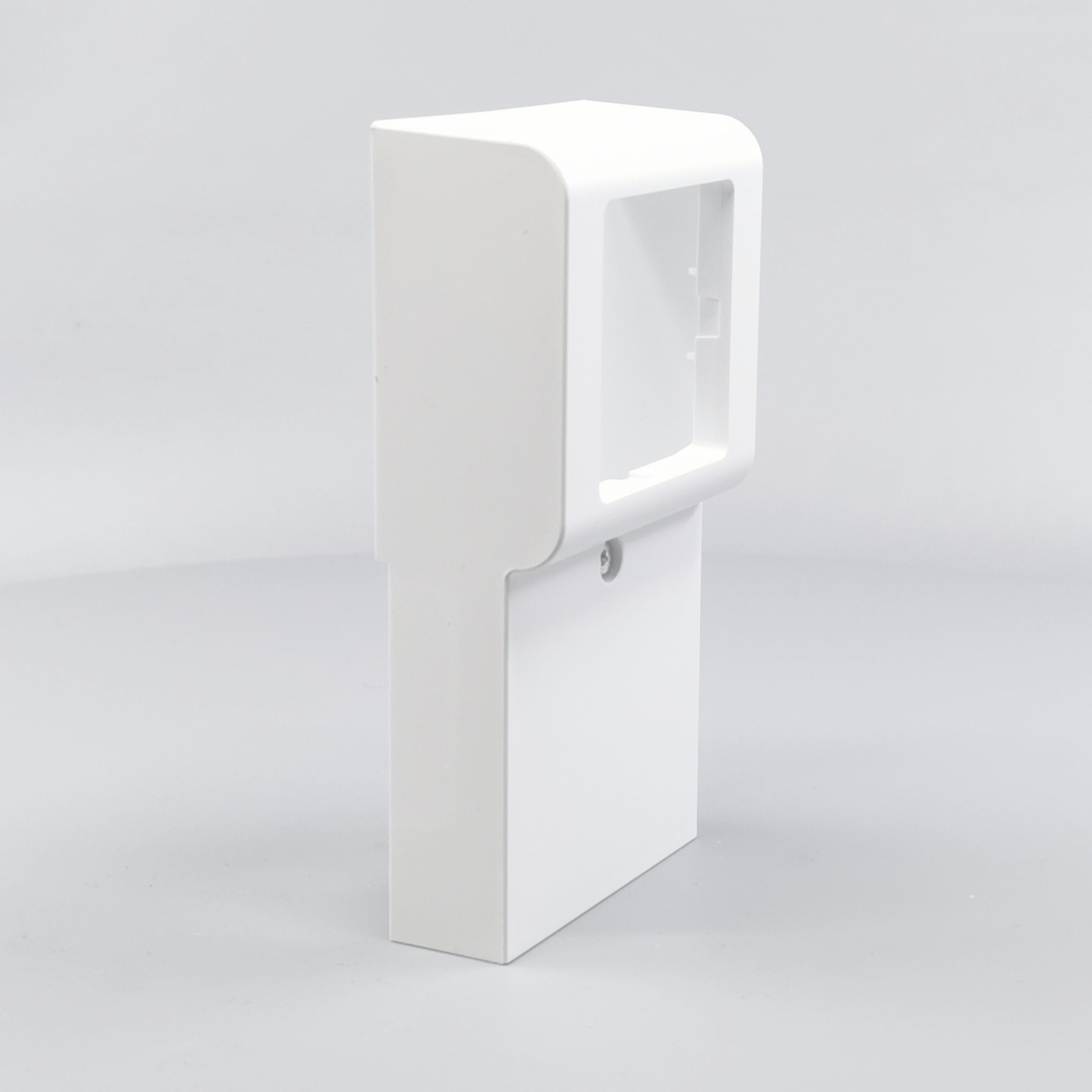 Dæksel for panelunderlag softline 1 modul hvid