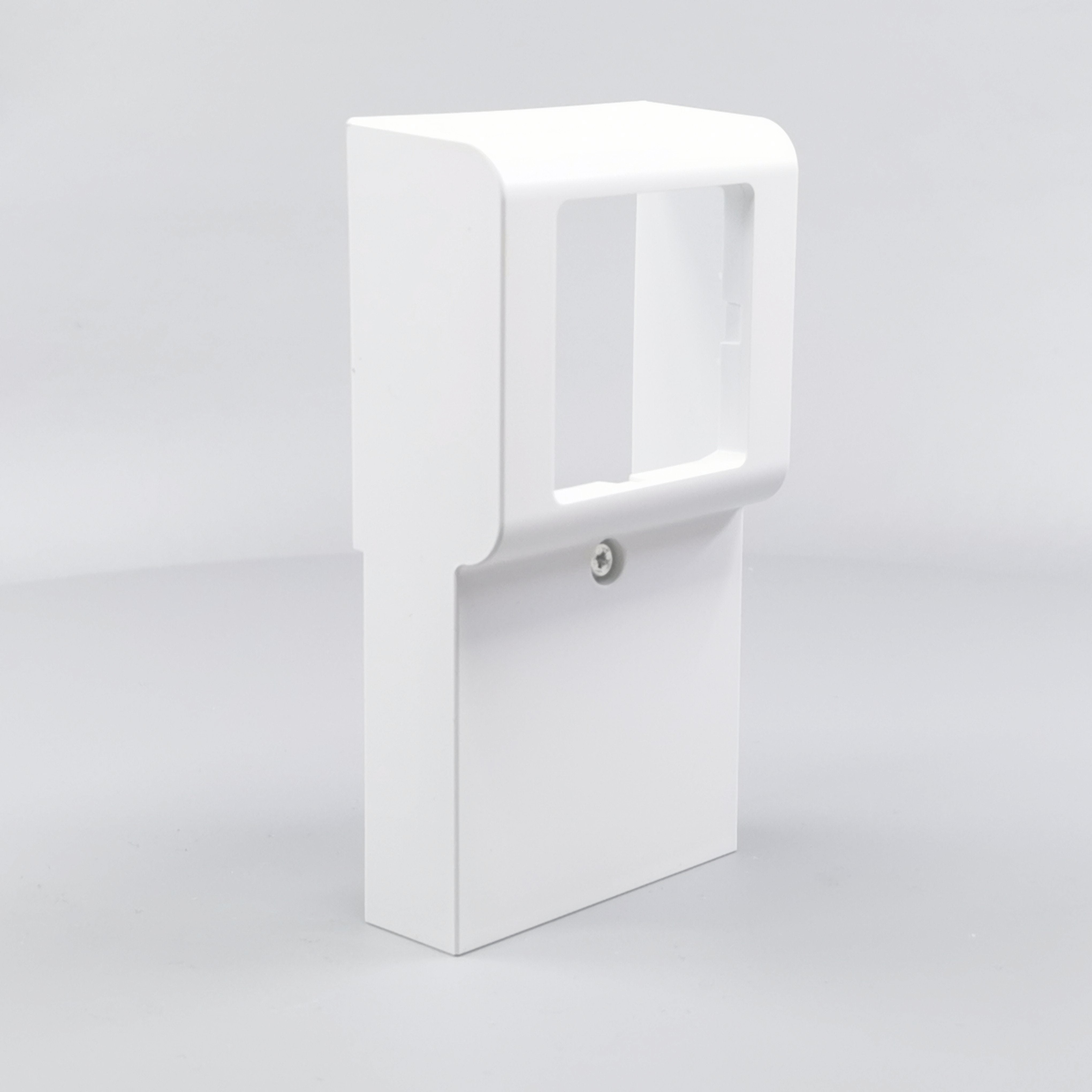 Dæksel for panelunderlag softline 1 modul hvid