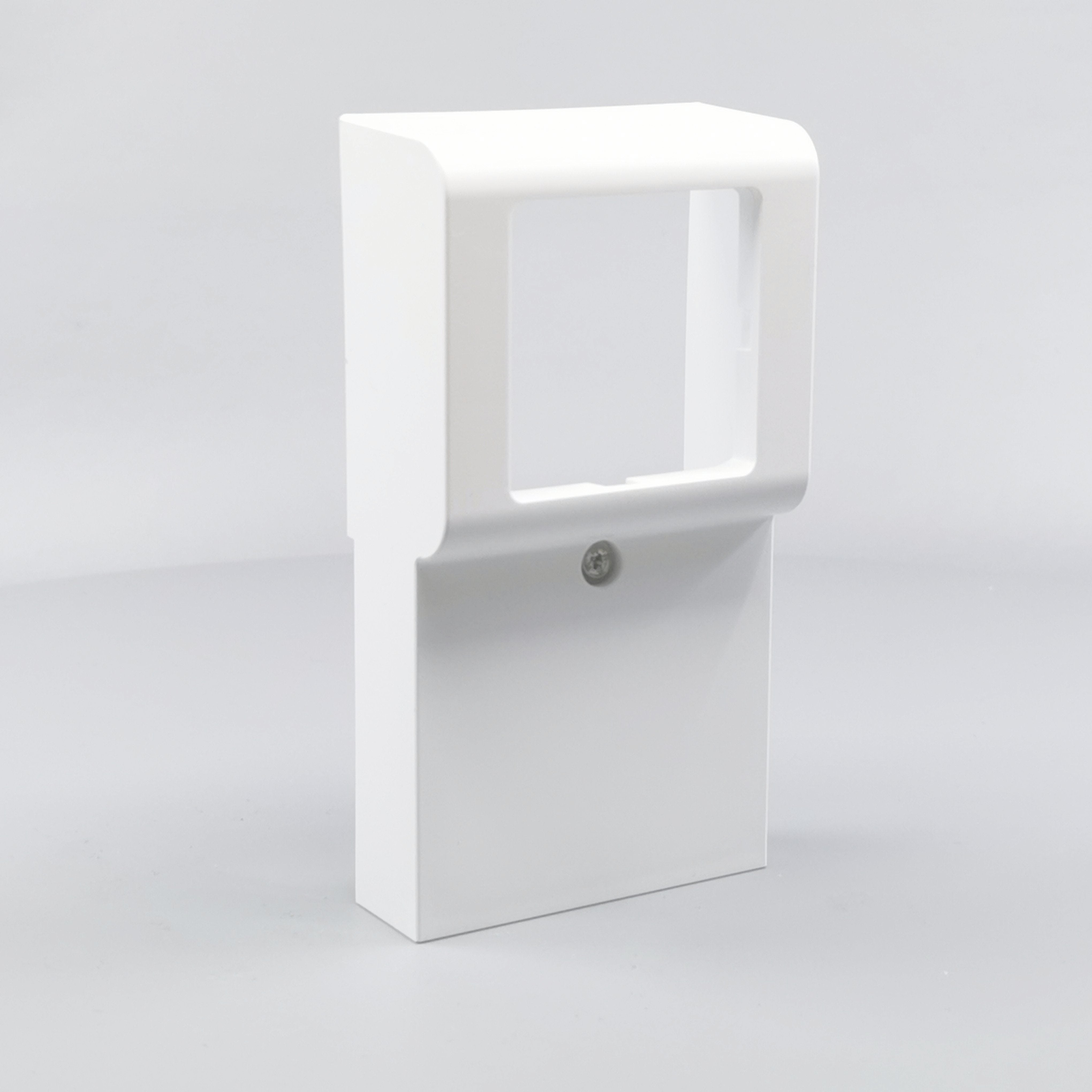 Dæksel for panelunderlag softline 1 modul hvid