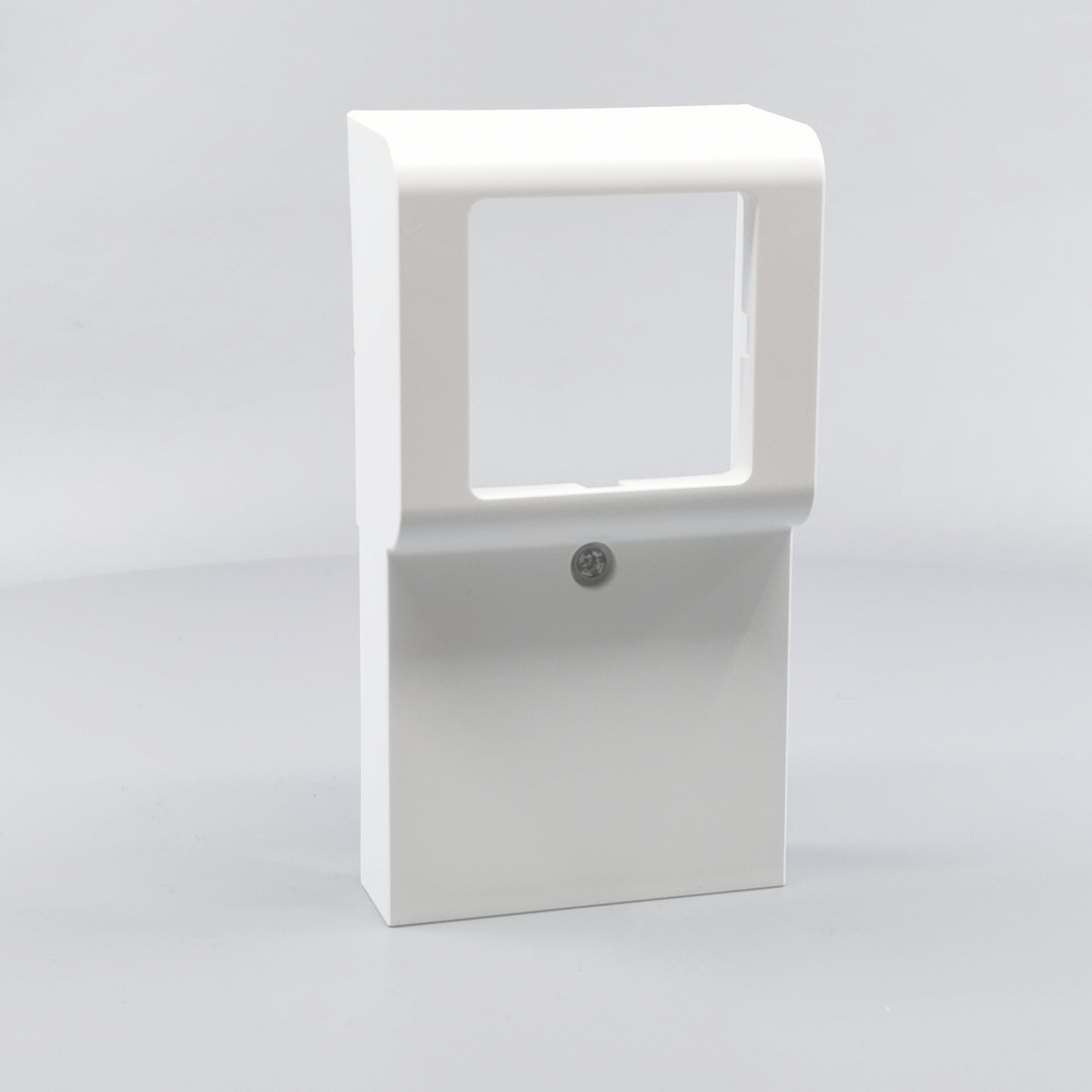 Dæksel for panelunderlag softline 1 modul hvid