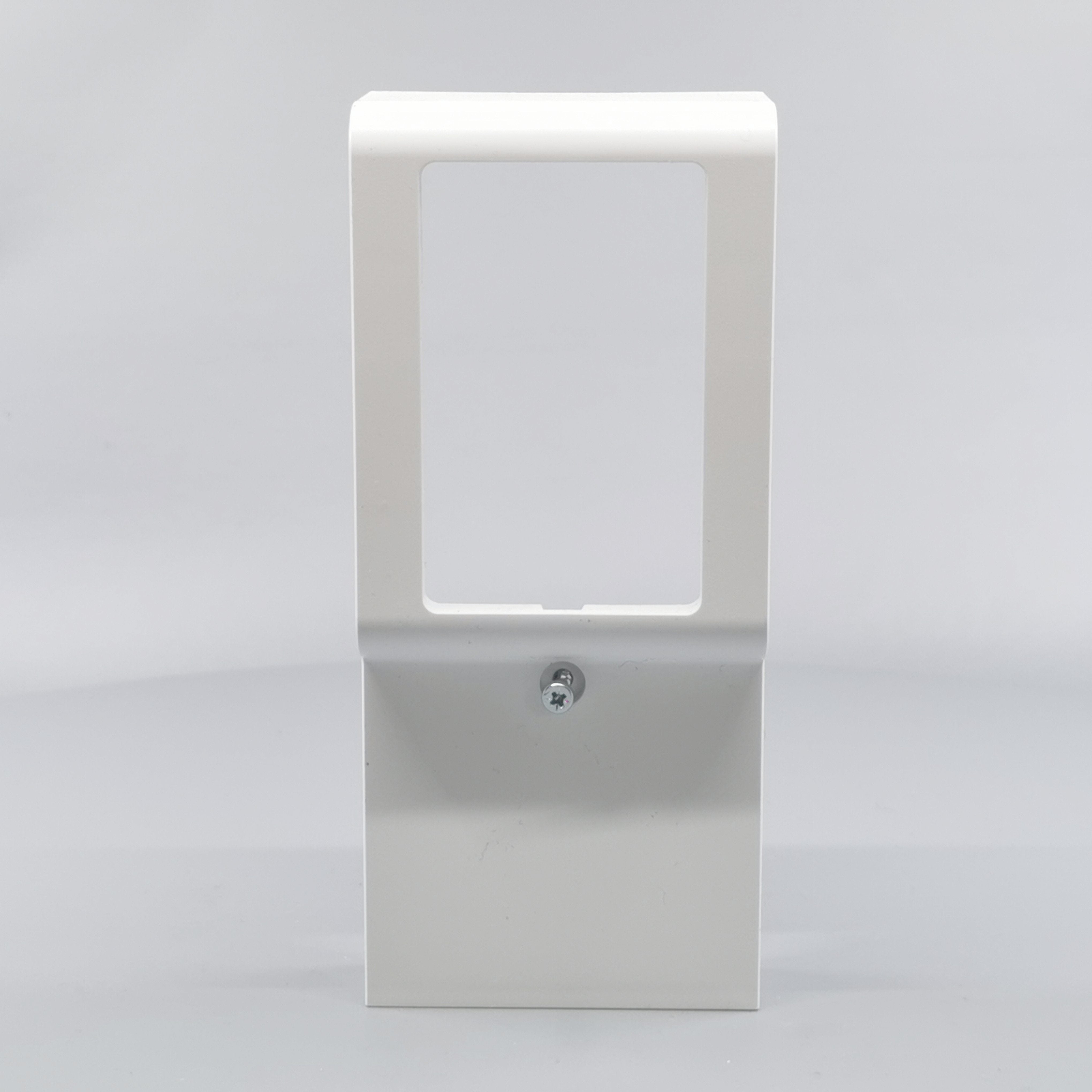 Dæksel for panelunderlag softline 1½ modul hvid