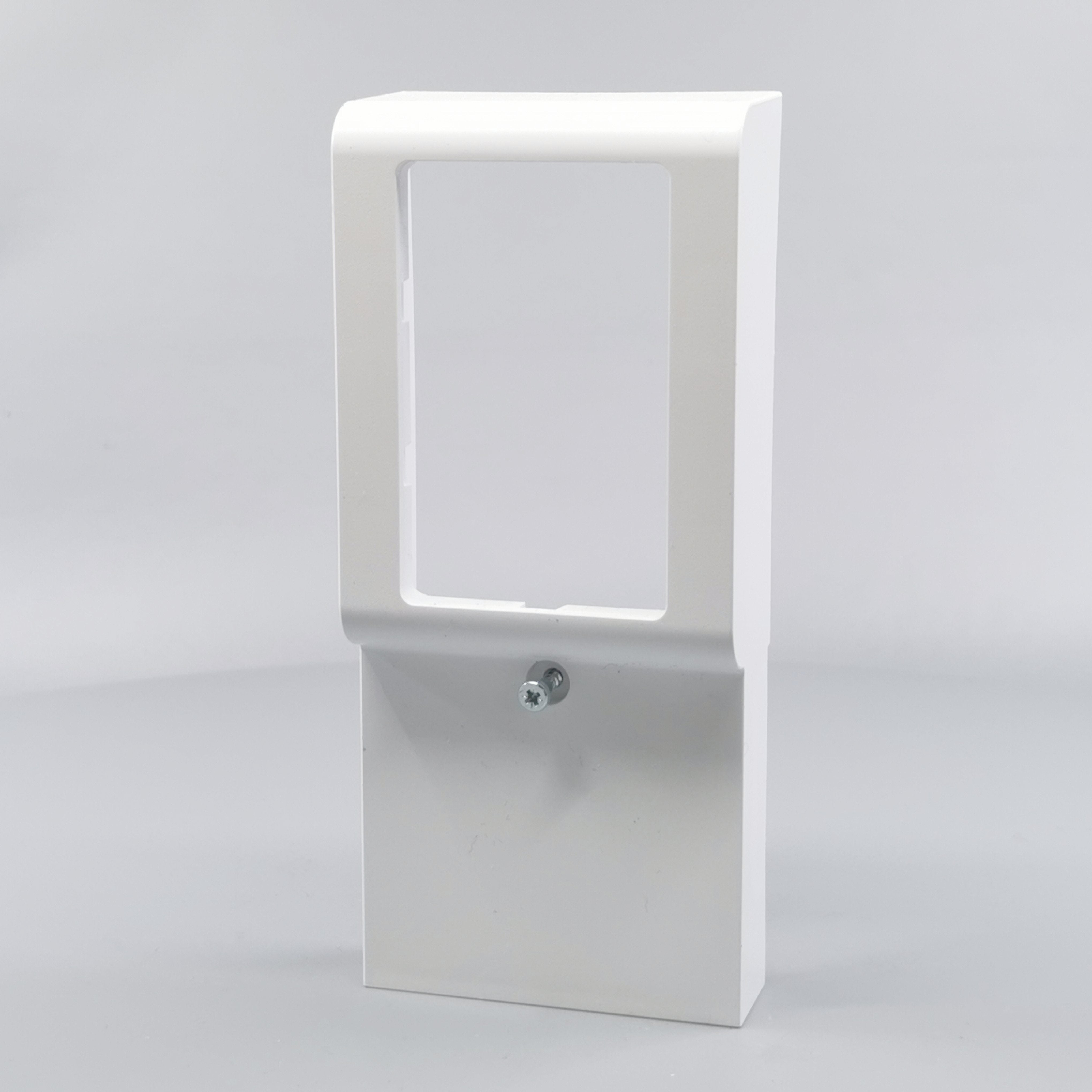 Dæksel for panelunderlag softline 1½ modul hvid