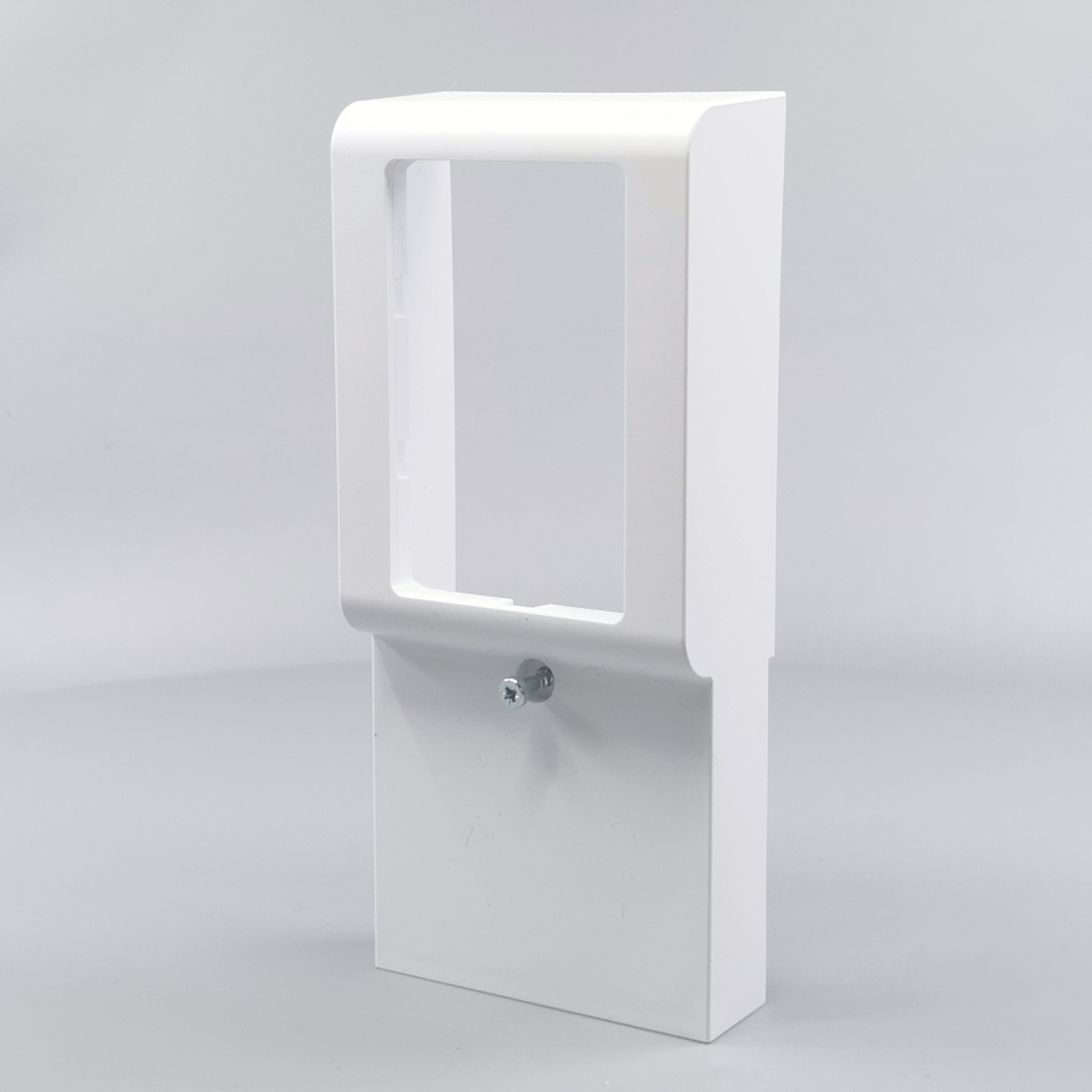 Dæksel for panelunderlag softline 1½ modul hvid