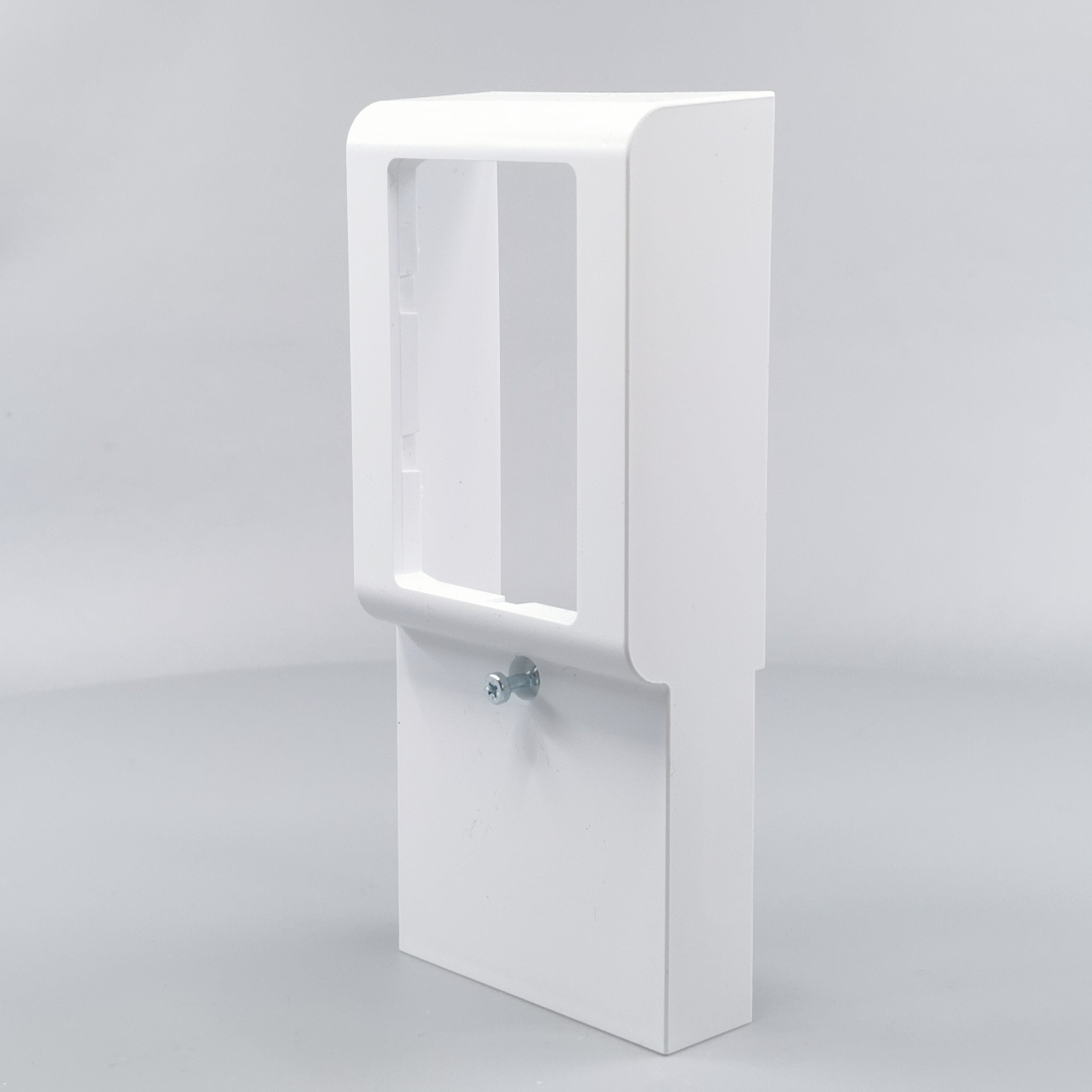 Dæksel for panelunderlag softline 1½ modul hvid