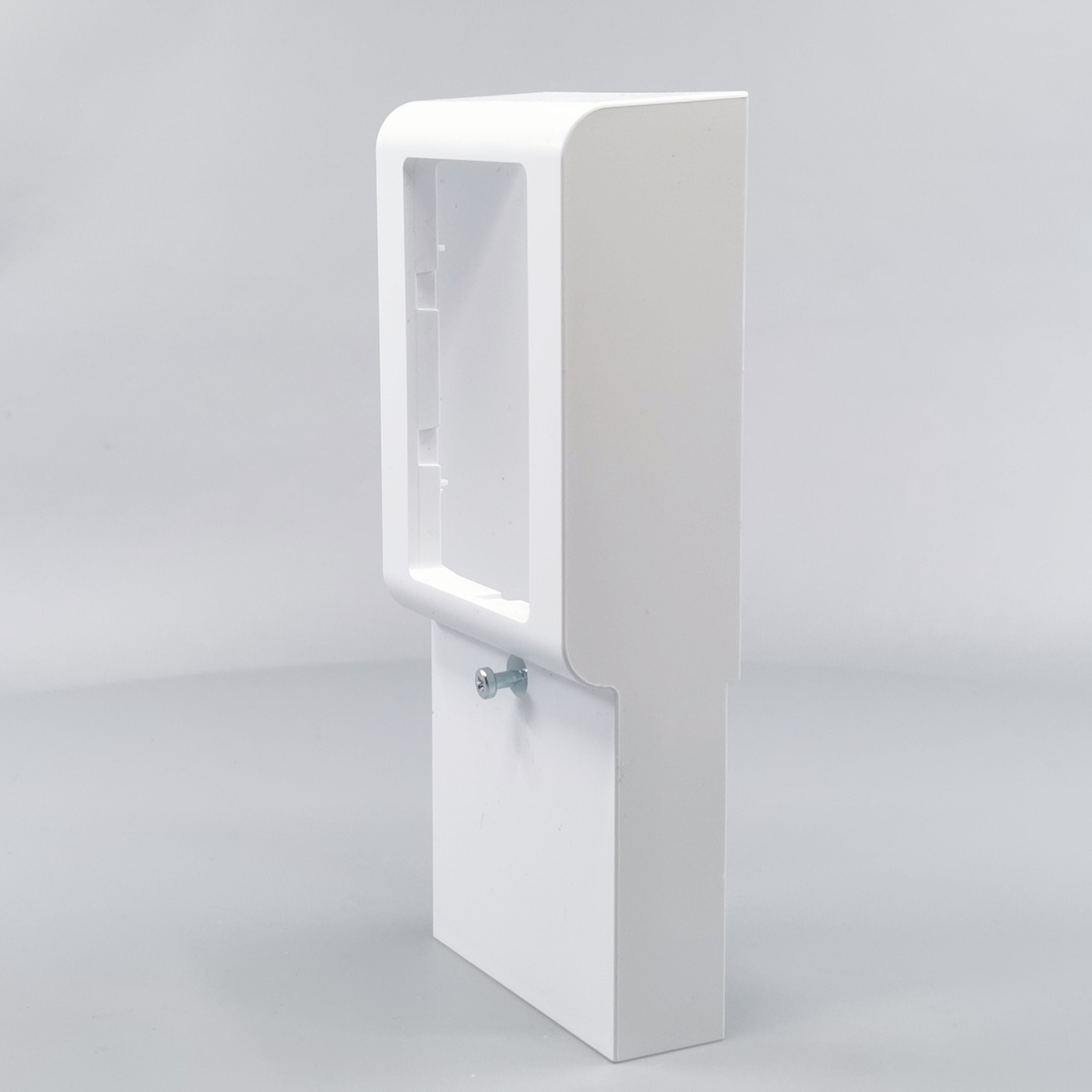 Dæksel for panelunderlag softline 1½ modul hvid