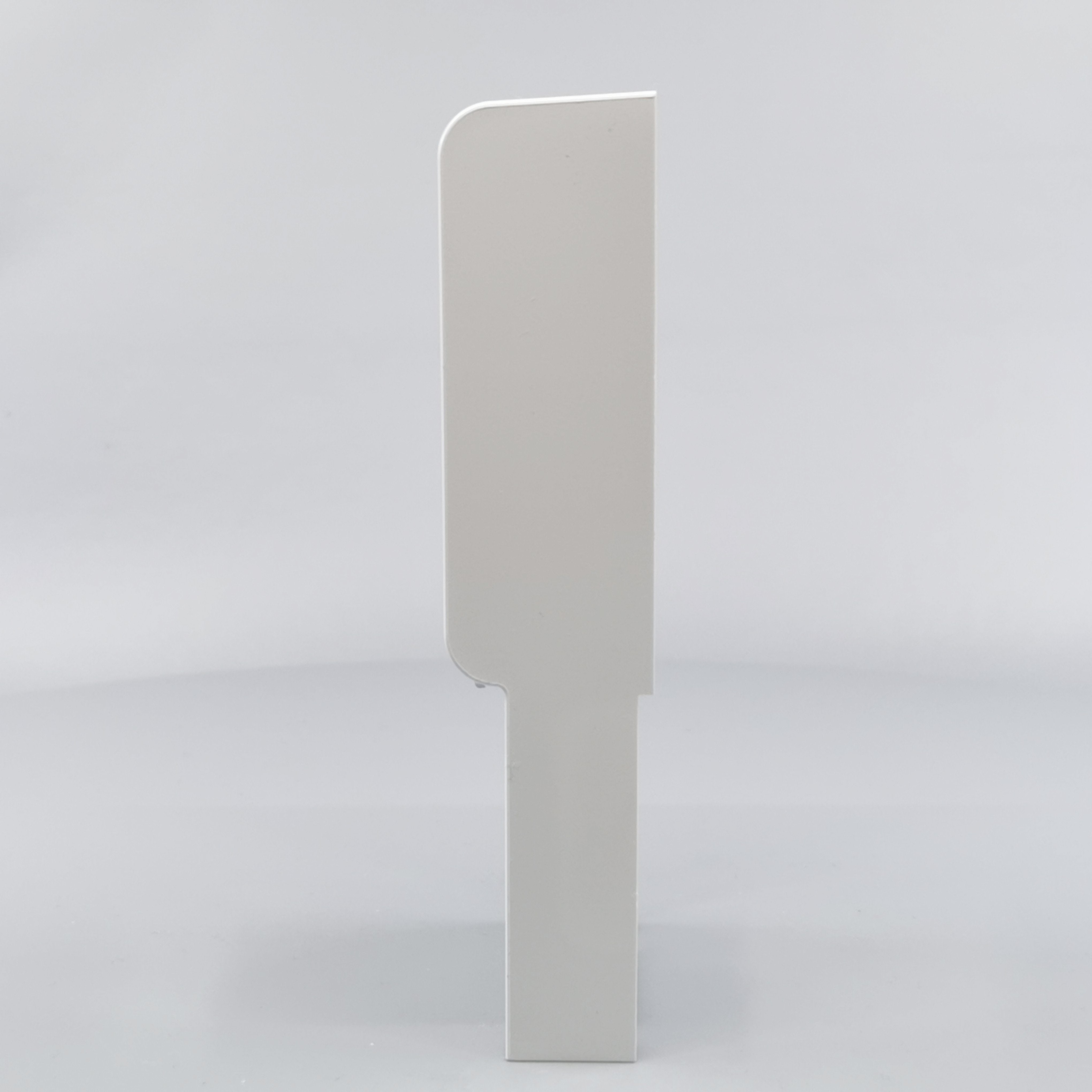 Dæksel for panelunderlag softline 1½ modul hvid