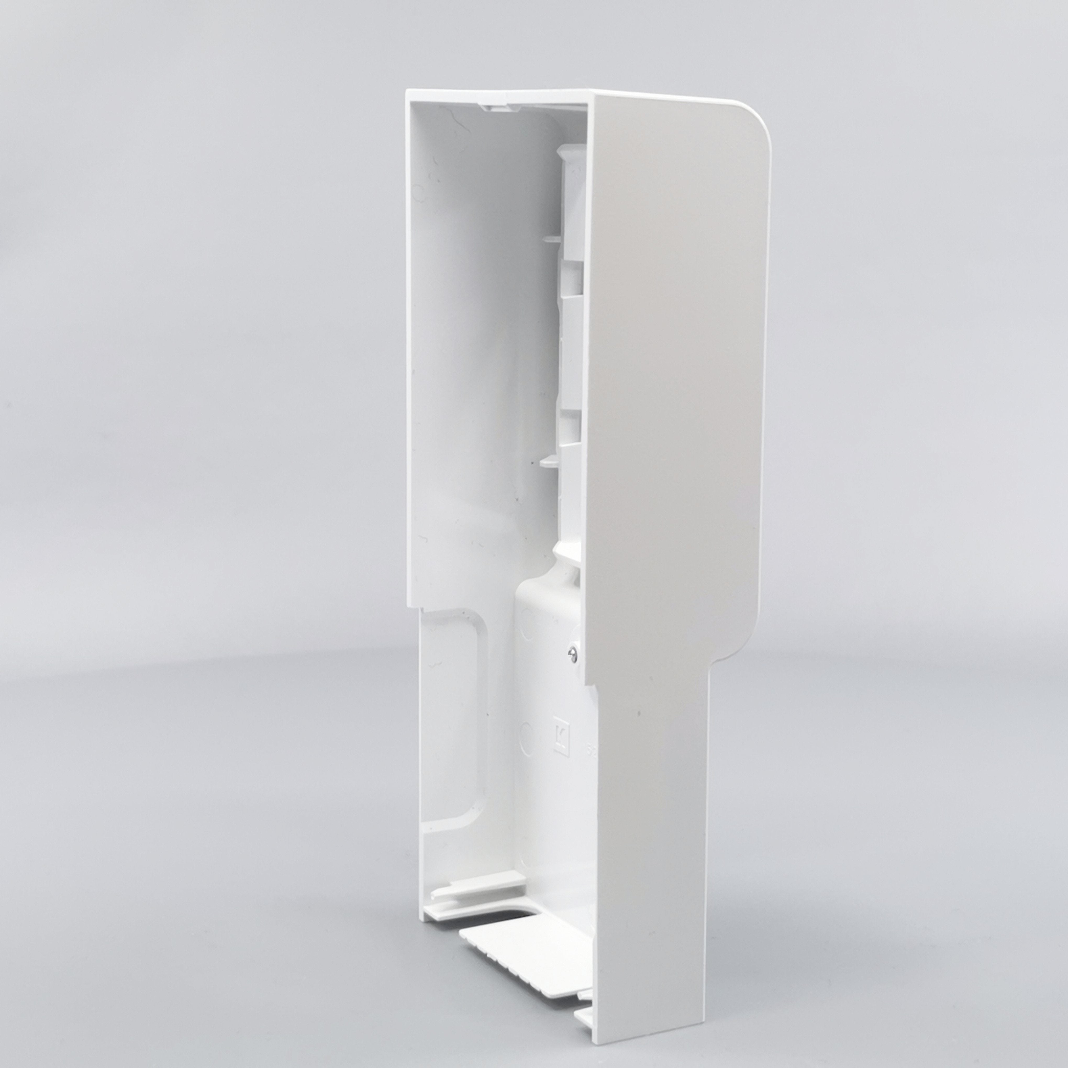 Dæksel for panelunderlag softline 1½ modul hvid