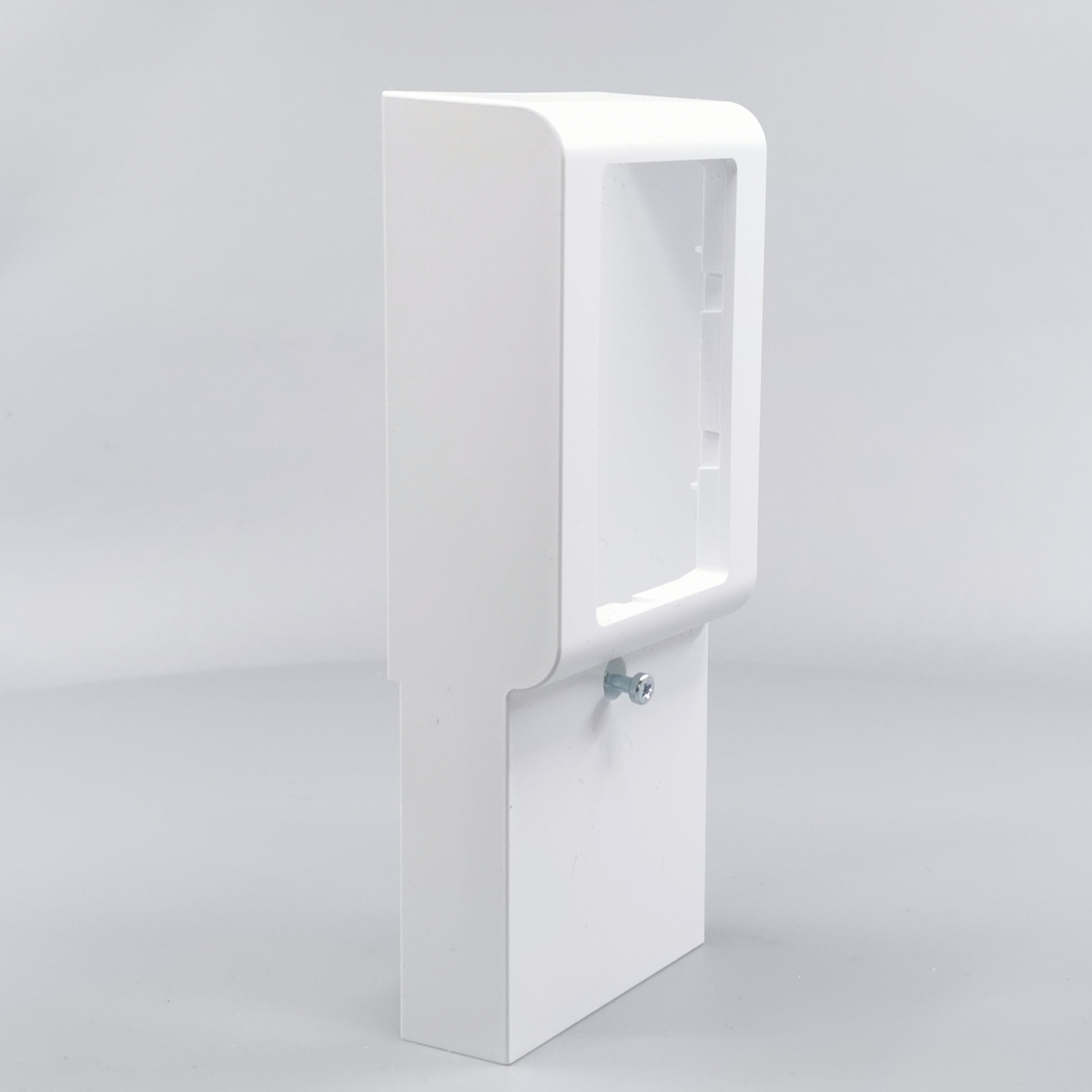 Dæksel for panelunderlag softline 1½ modul hvid