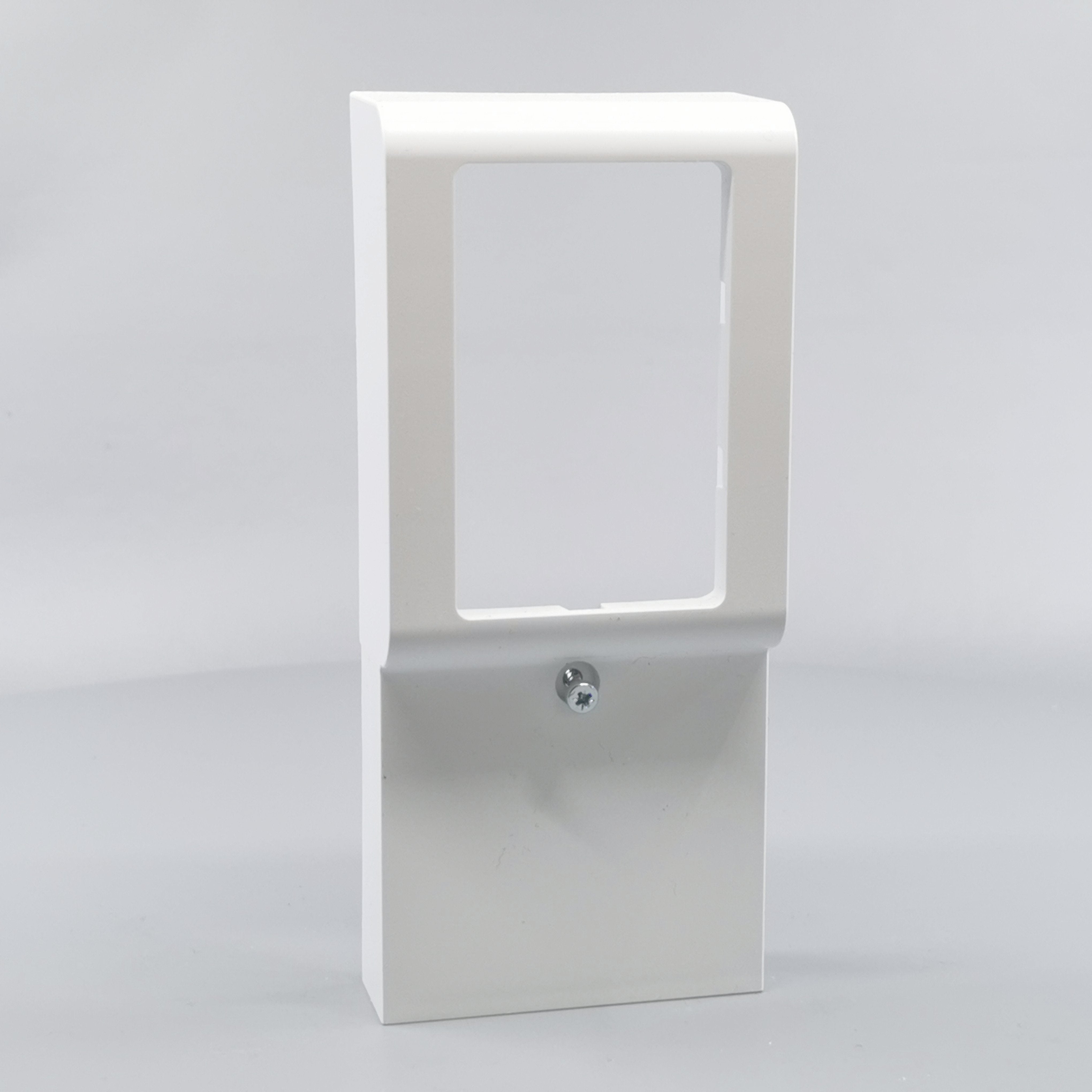 Dæksel for panelunderlag softline 1½ modul hvid