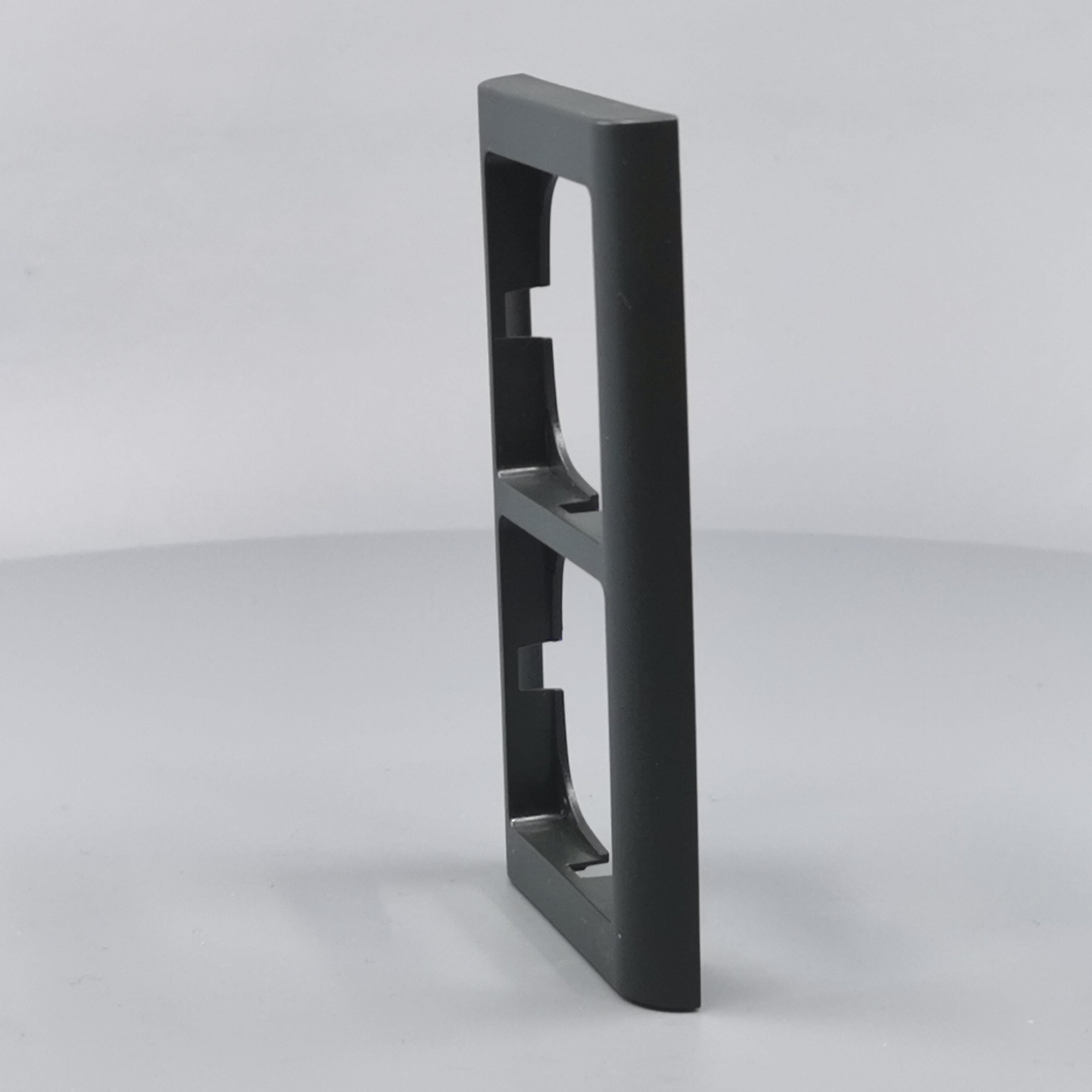 LK Fuga ramme Softline 63 2m lodret - koksgrå