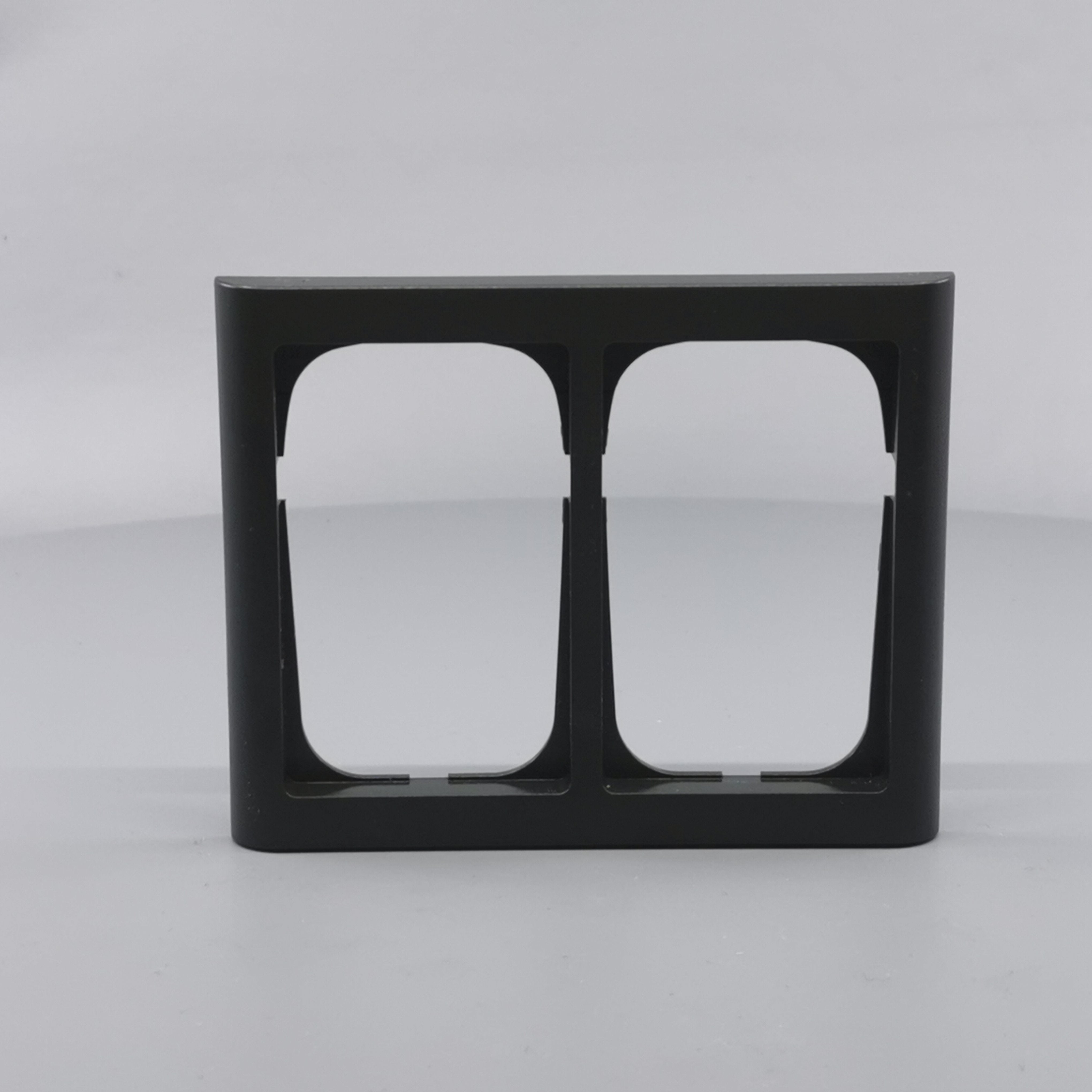 LK Fuga ramme Softline 63 2x1½m - koksgrå