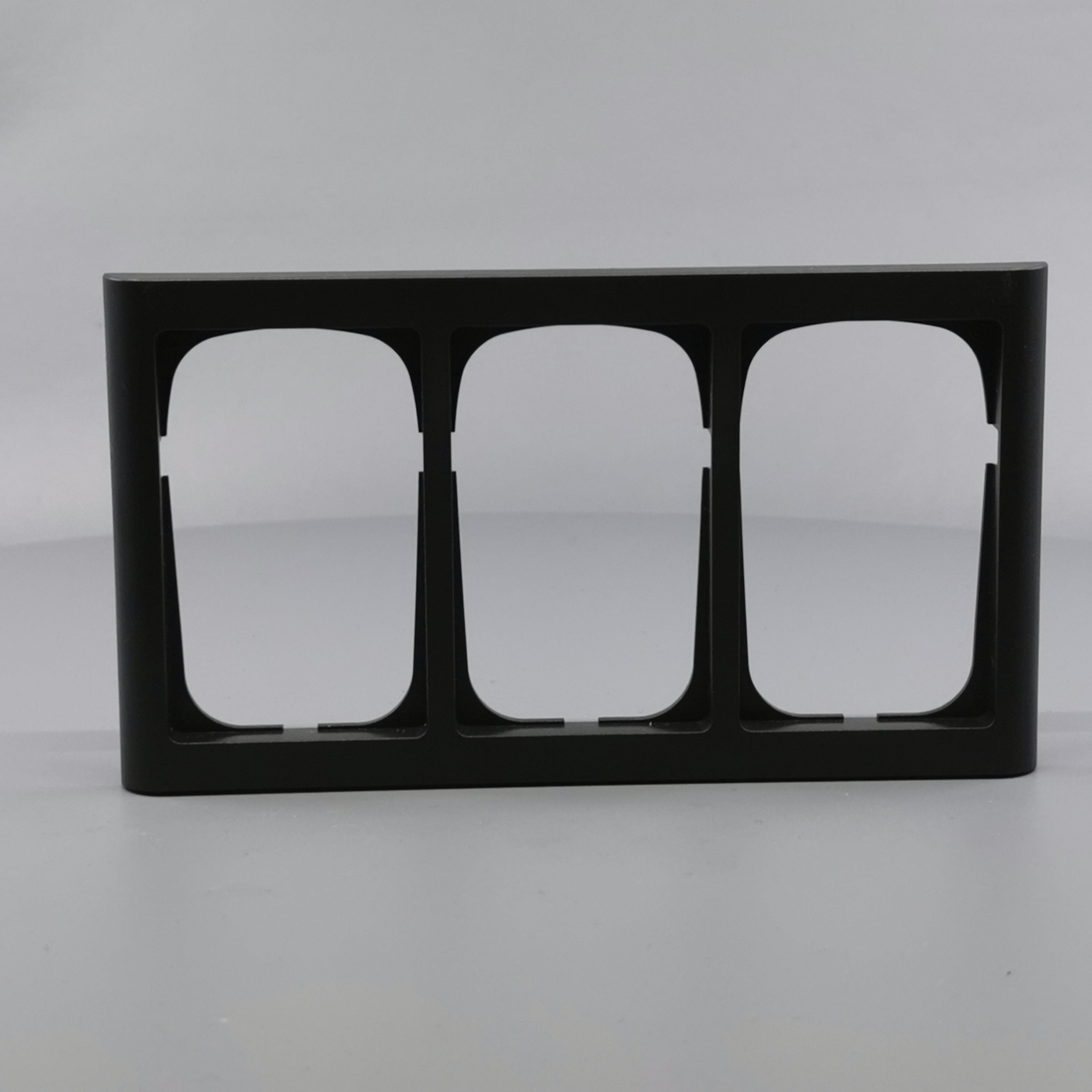 LK Fuga ramme Softline 63 3x1½m - koksgrå