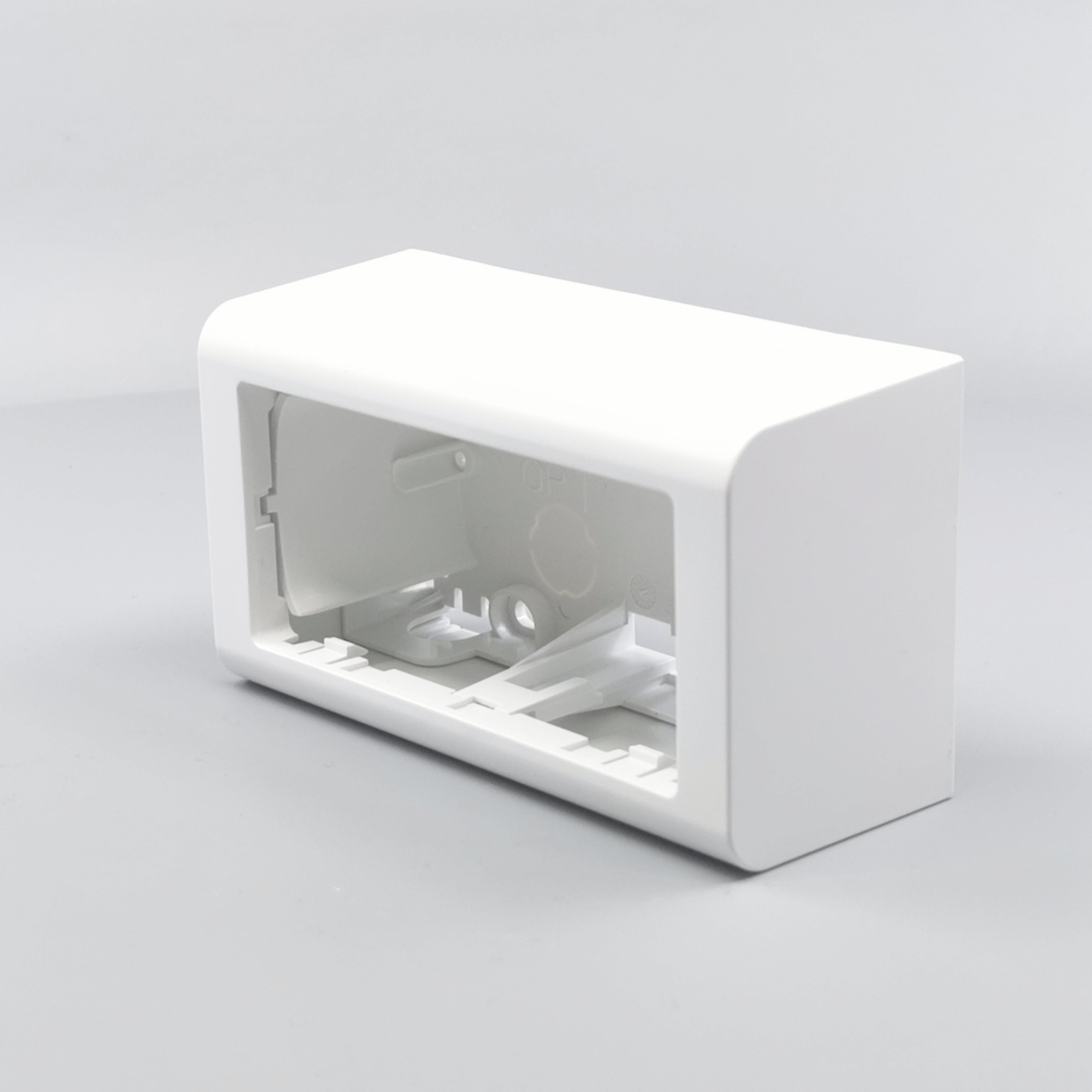 LK Fuga Softline vandret underlag 2 modul 49mm dyb - hvid