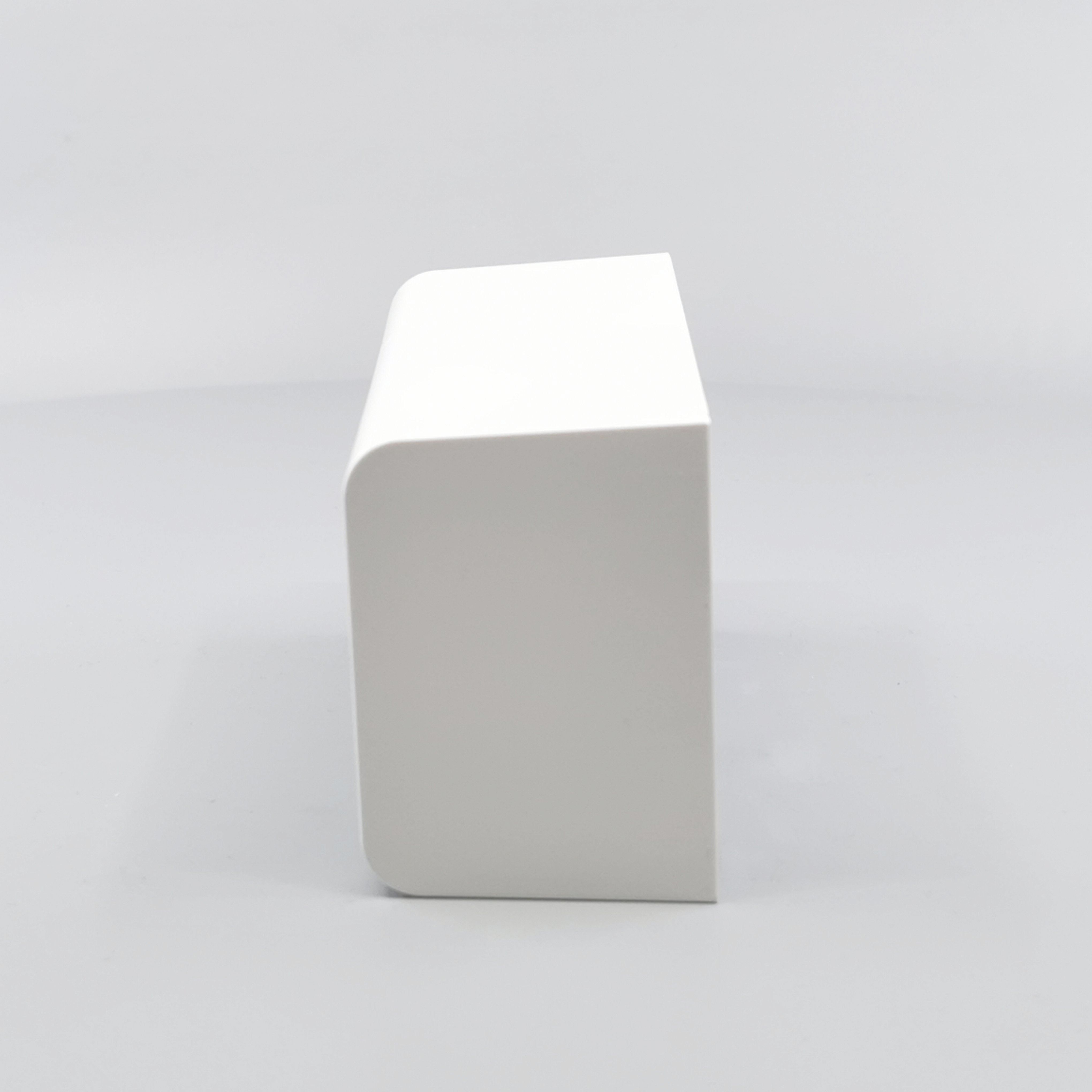 LK Fuga Softline vandret underlag 2 modul 49mm dyb - hvid