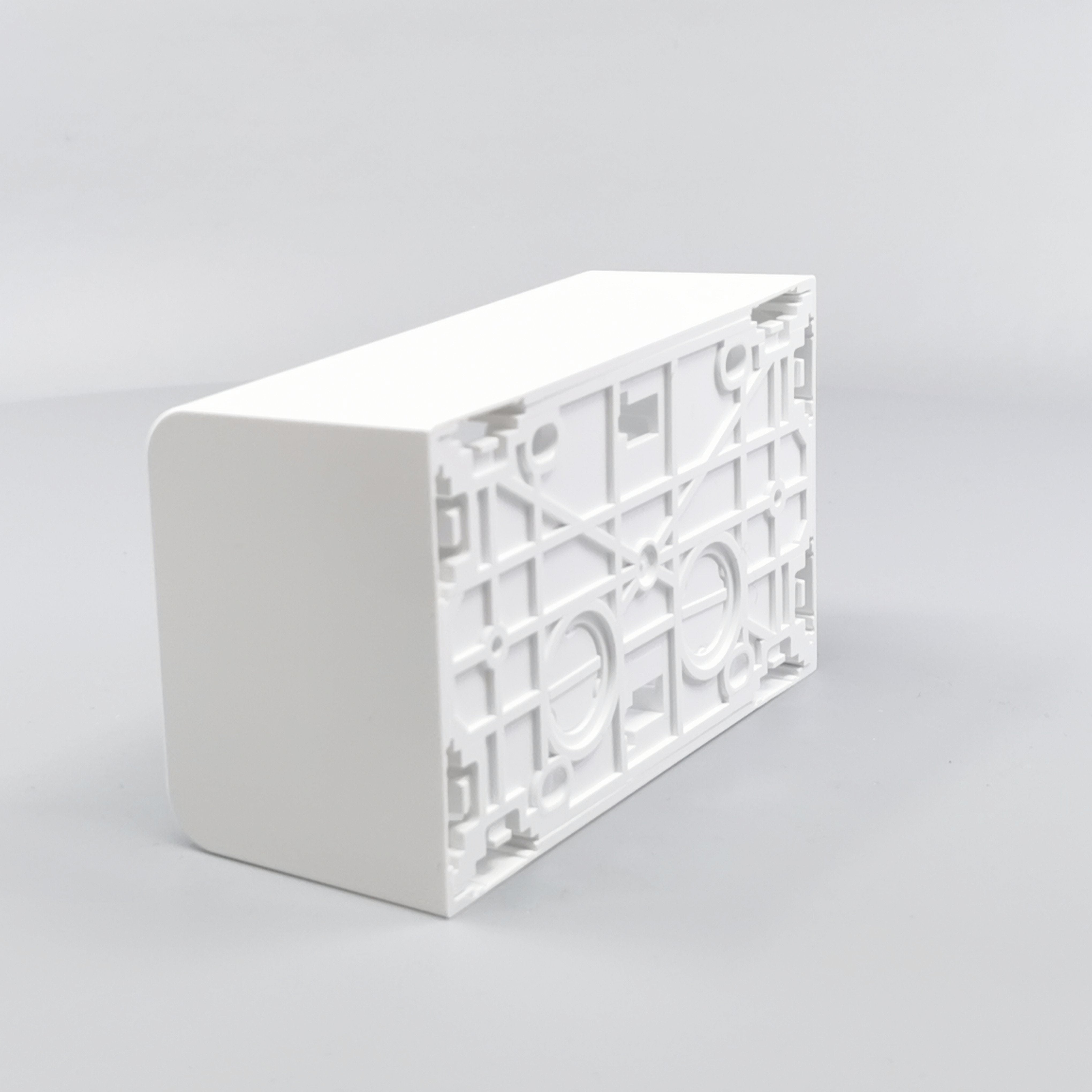 LK Fuga Softline vandret underlag 2 modul 49mm dyb - hvid