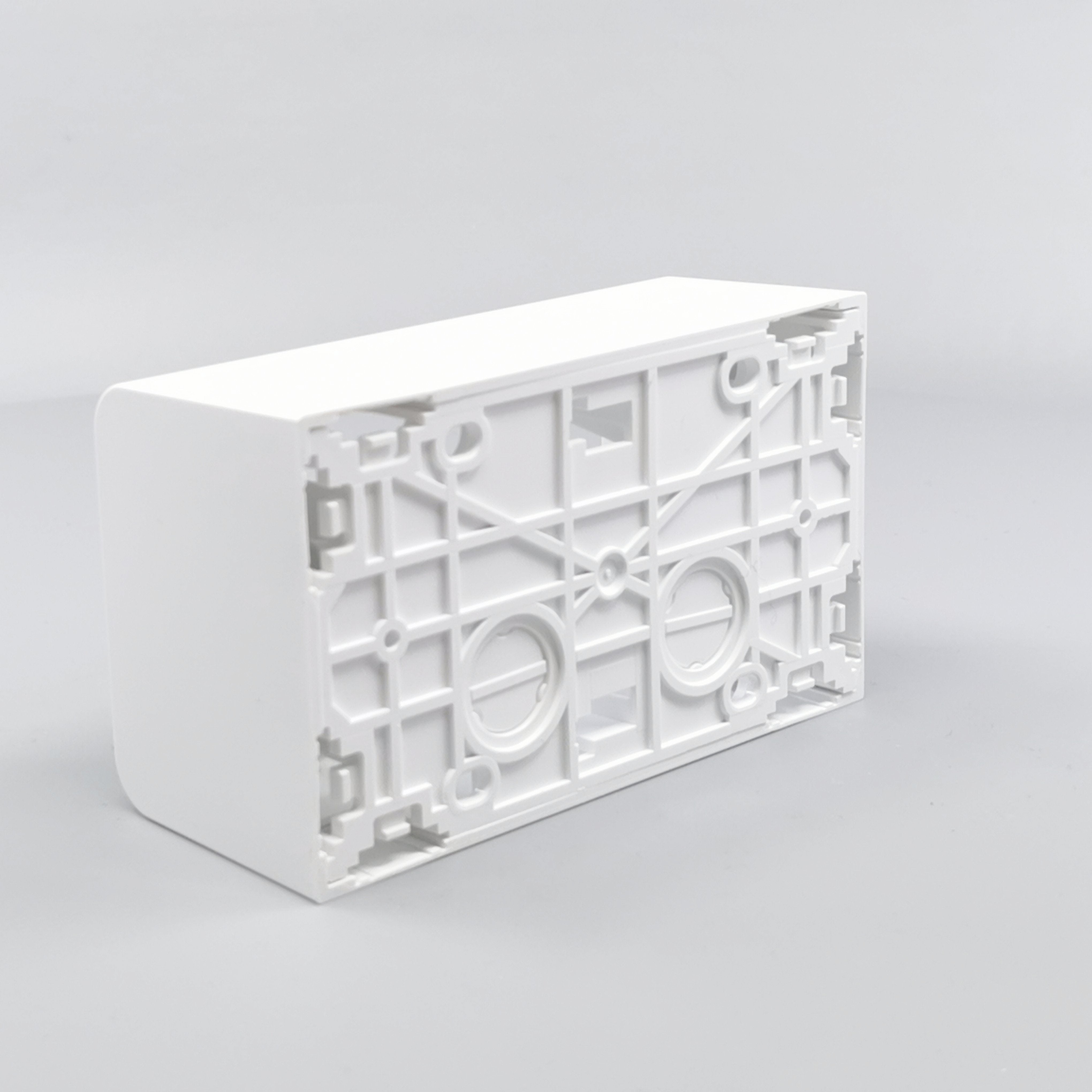 LK Fuga Softline vandret underlag 2 modul 49mm dyb - hvid