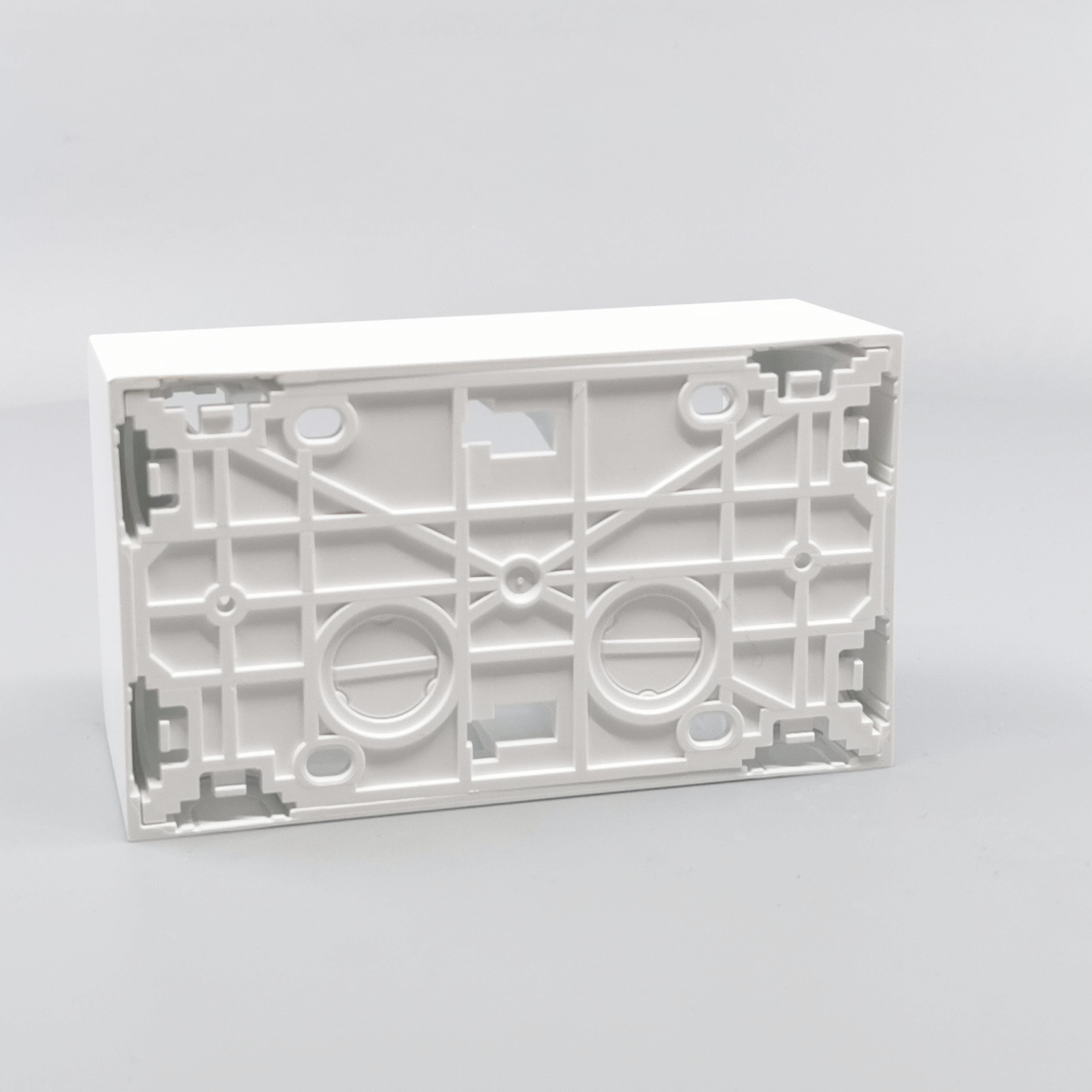 LK Fuga Softline vandret underlag 2 modul 49mm dyb - hvid