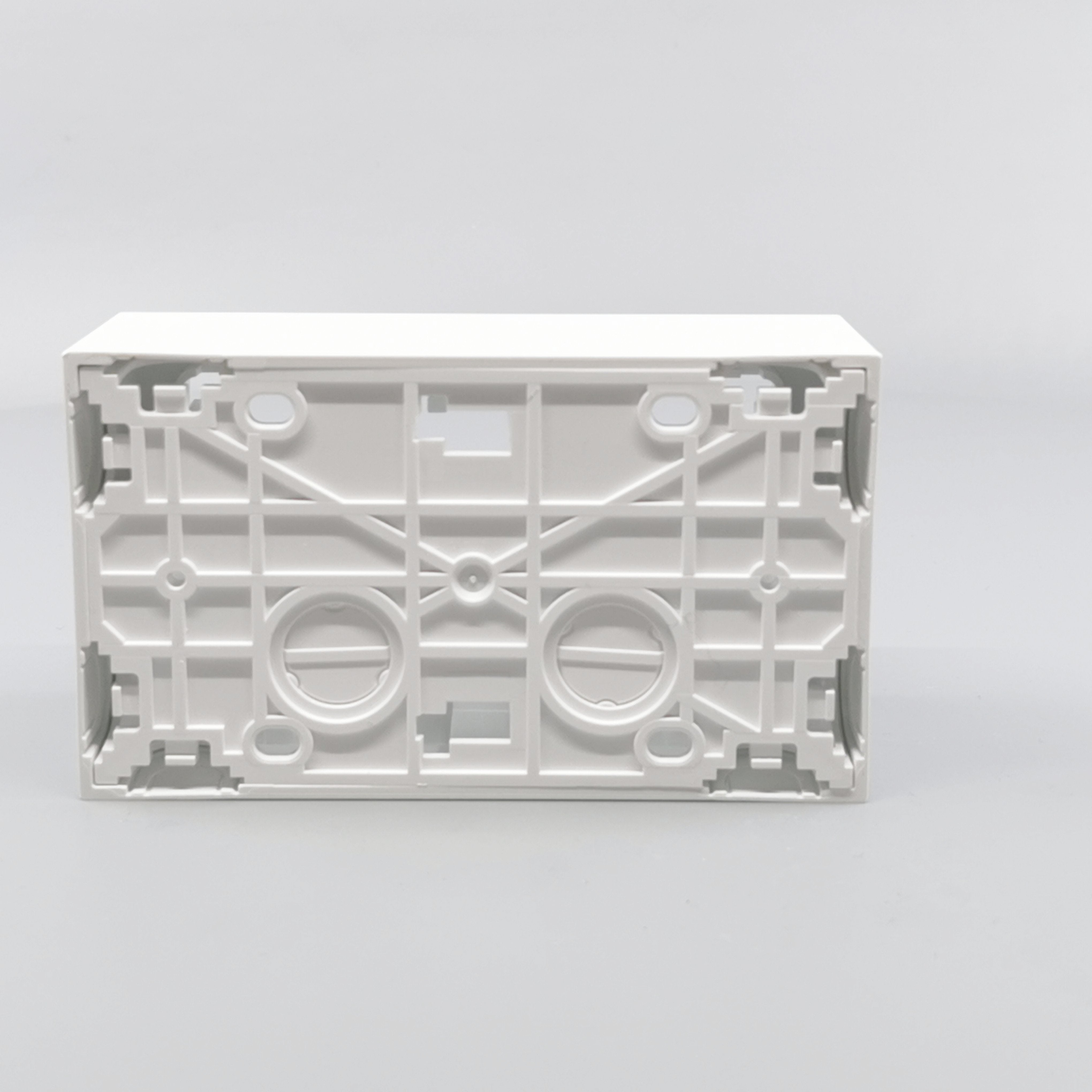 LK Fuga Softline vandret underlag 2 modul 49mm dyb - hvid