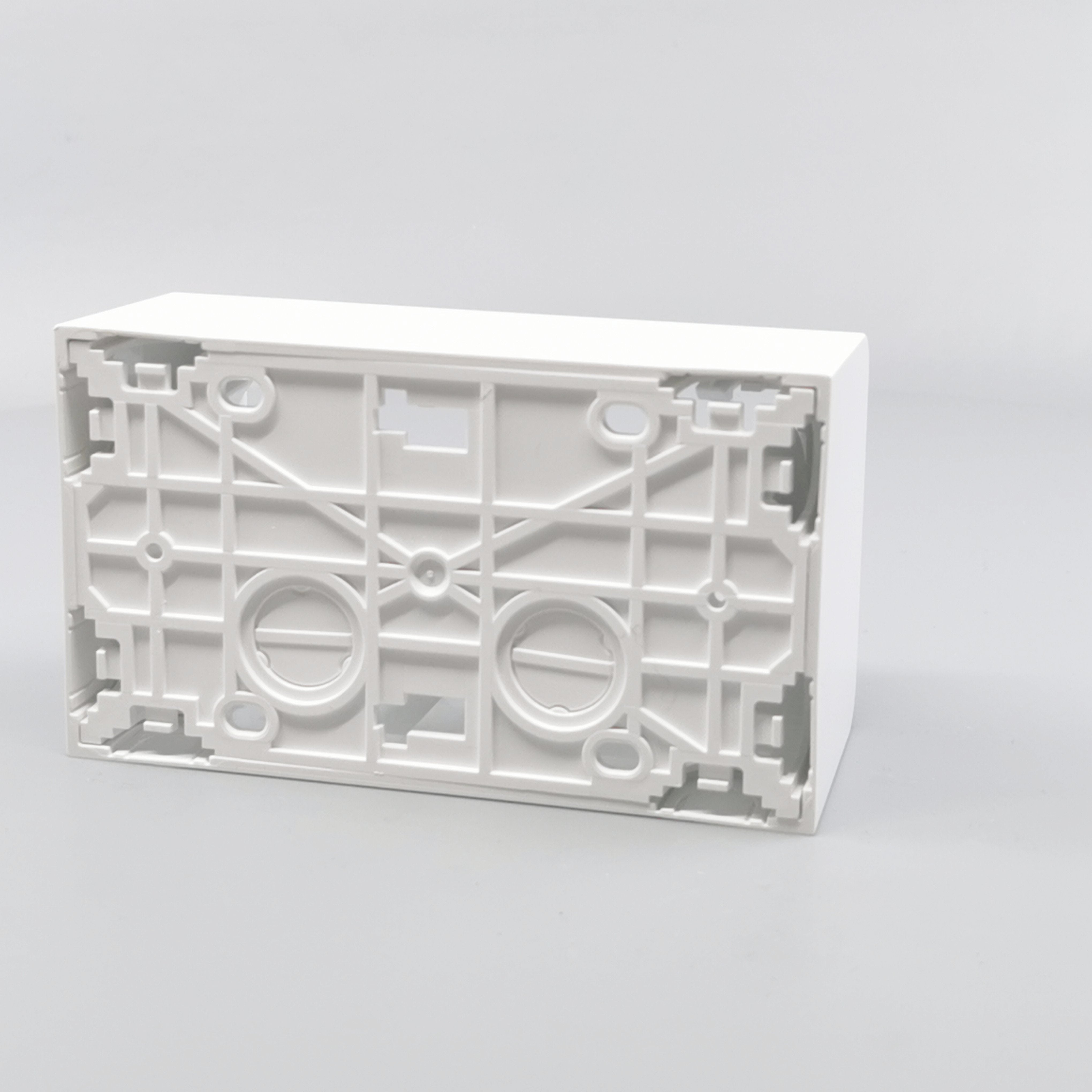 LK Fuga Softline vandret underlag 2 modul 49mm dyb - hvid