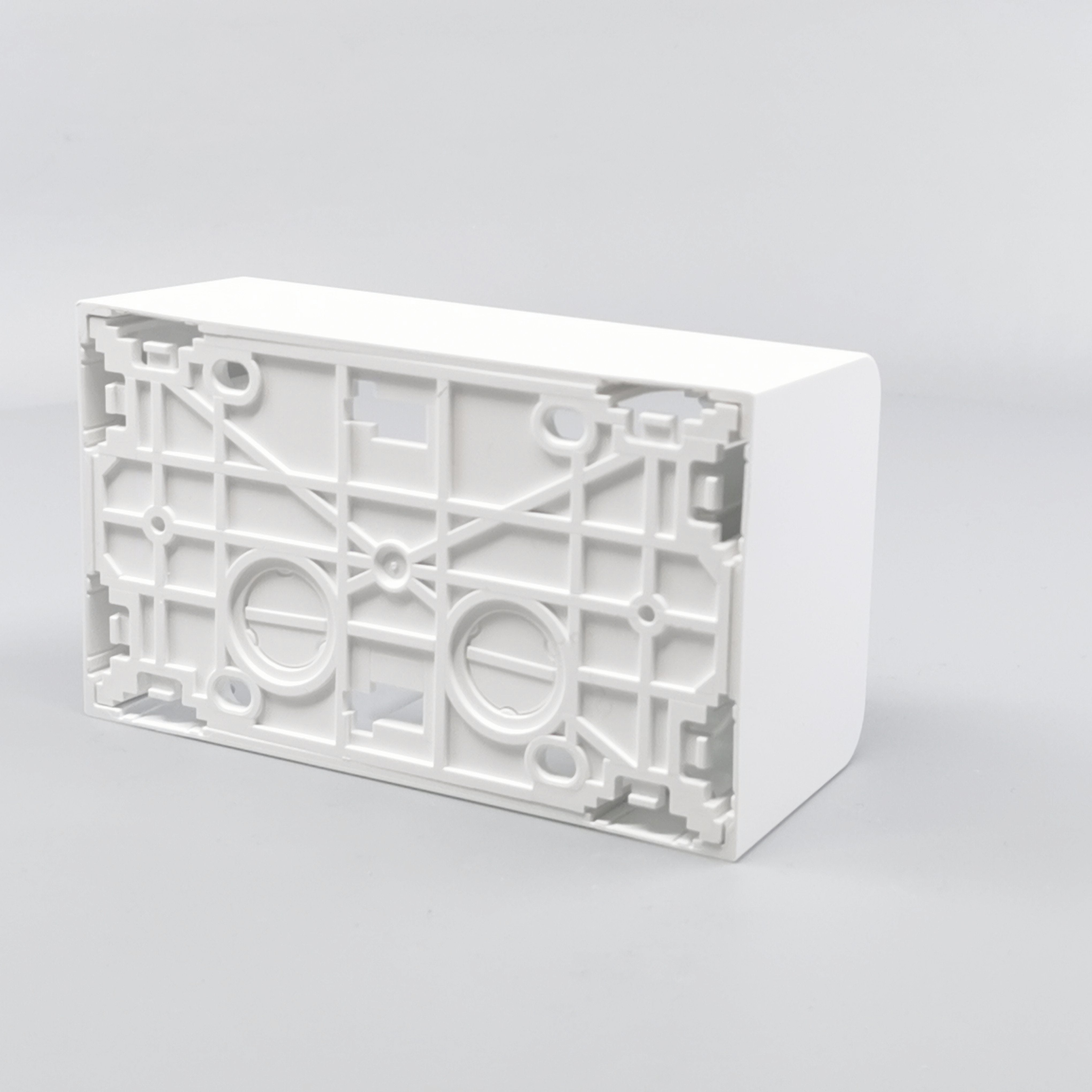 LK Fuga Softline vandret underlag 2 modul 49mm dyb - hvid