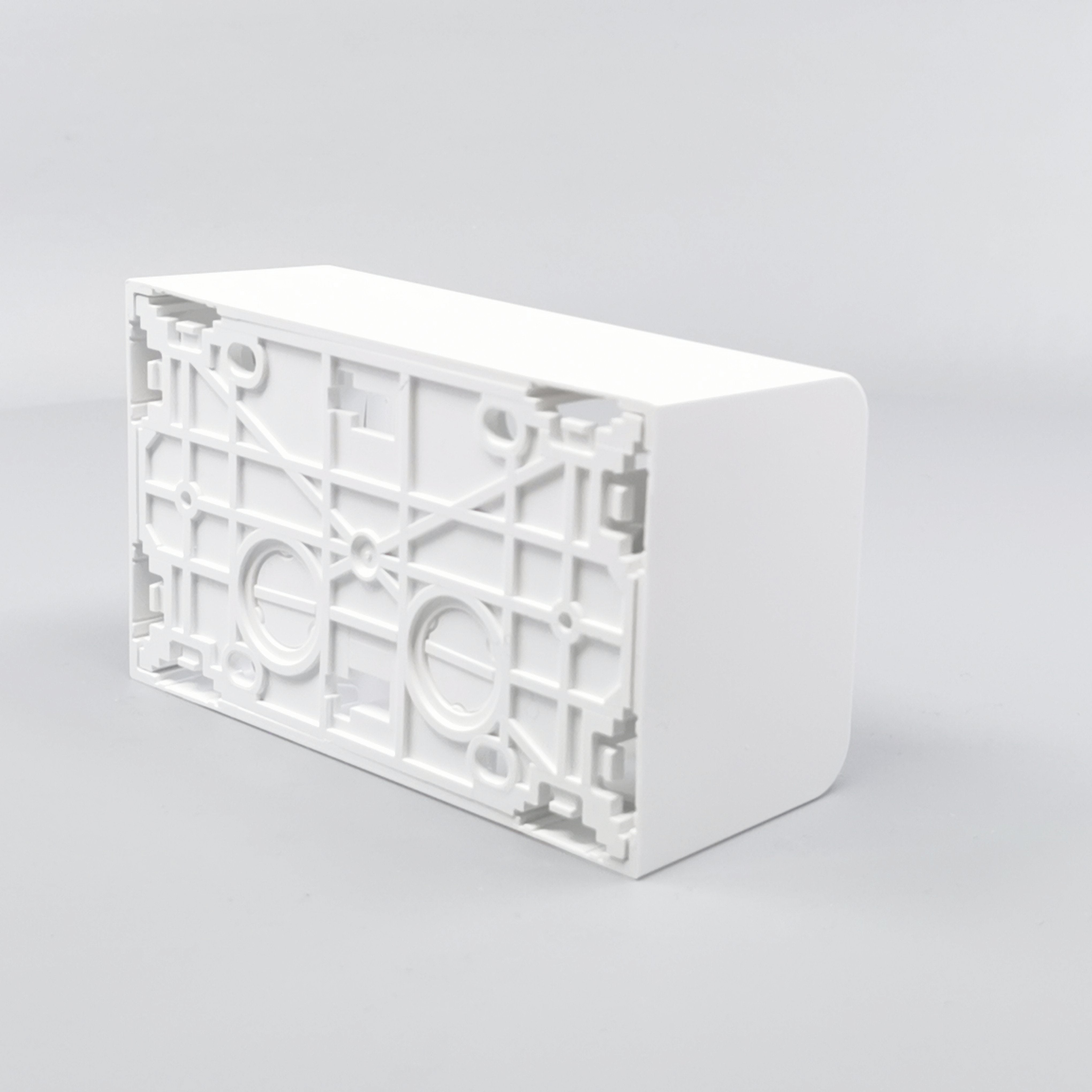 LK Fuga Softline vandret underlag 2 modul 49mm dyb - hvid