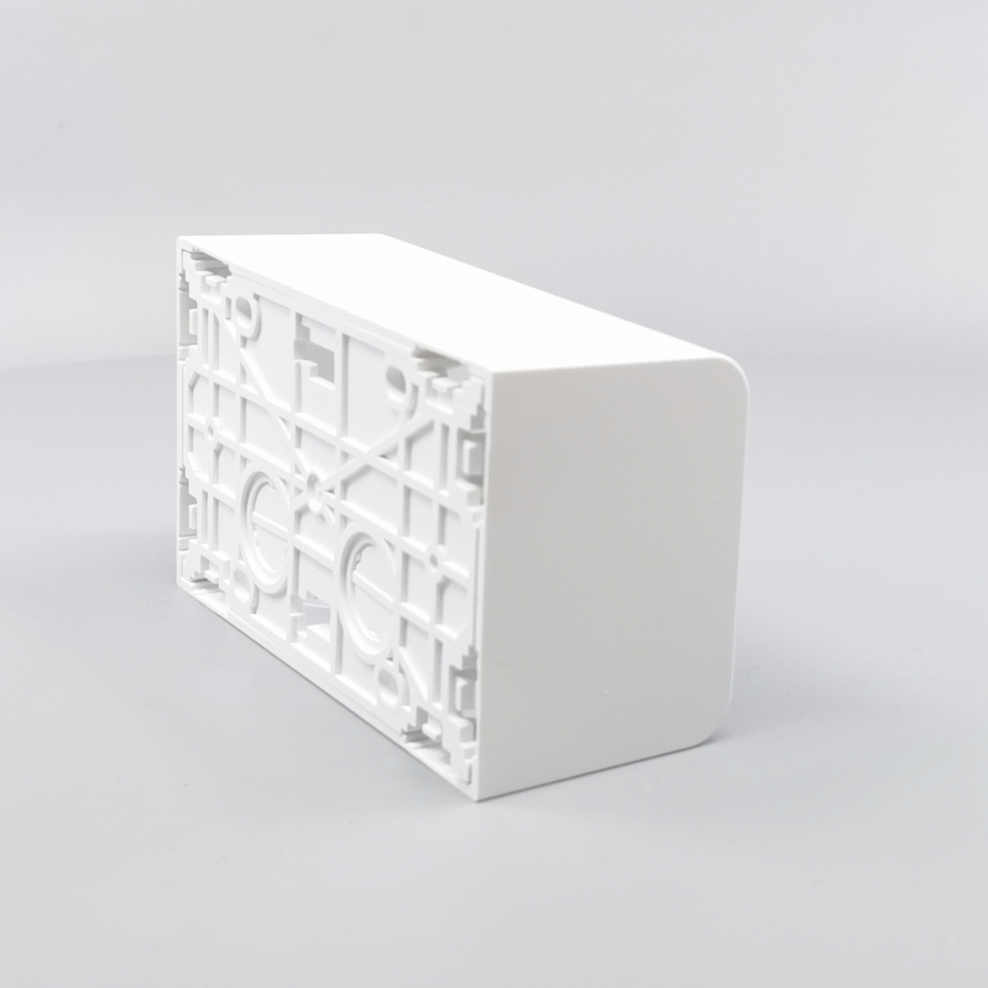 LK Fuga Softline vandret underlag 2 modul 49mm dyb - hvid