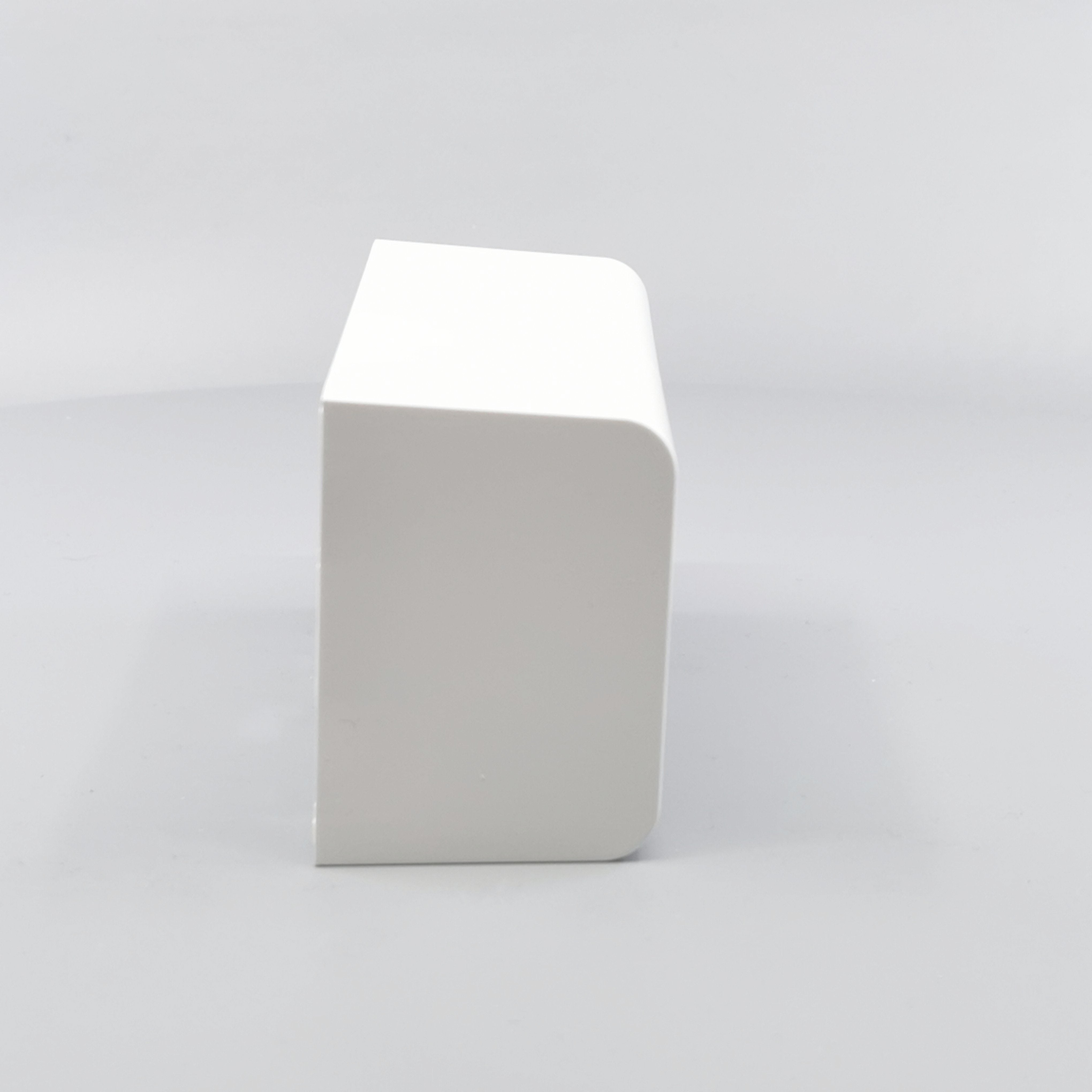 LK Fuga Softline vandret underlag 2 modul 49mm dyb - hvid