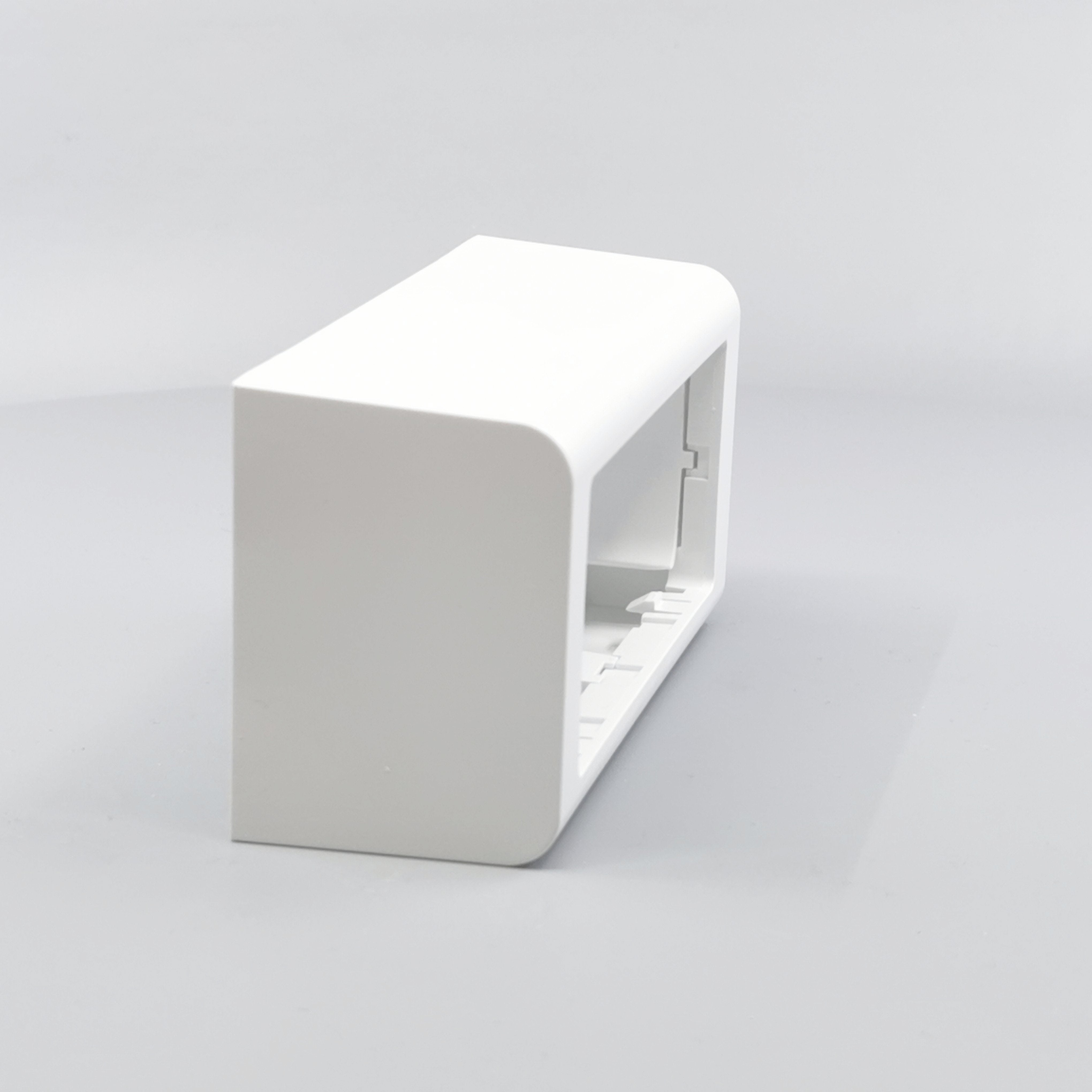 LK Fuga Softline vandret underlag 2 modul 49mm dyb - hvid